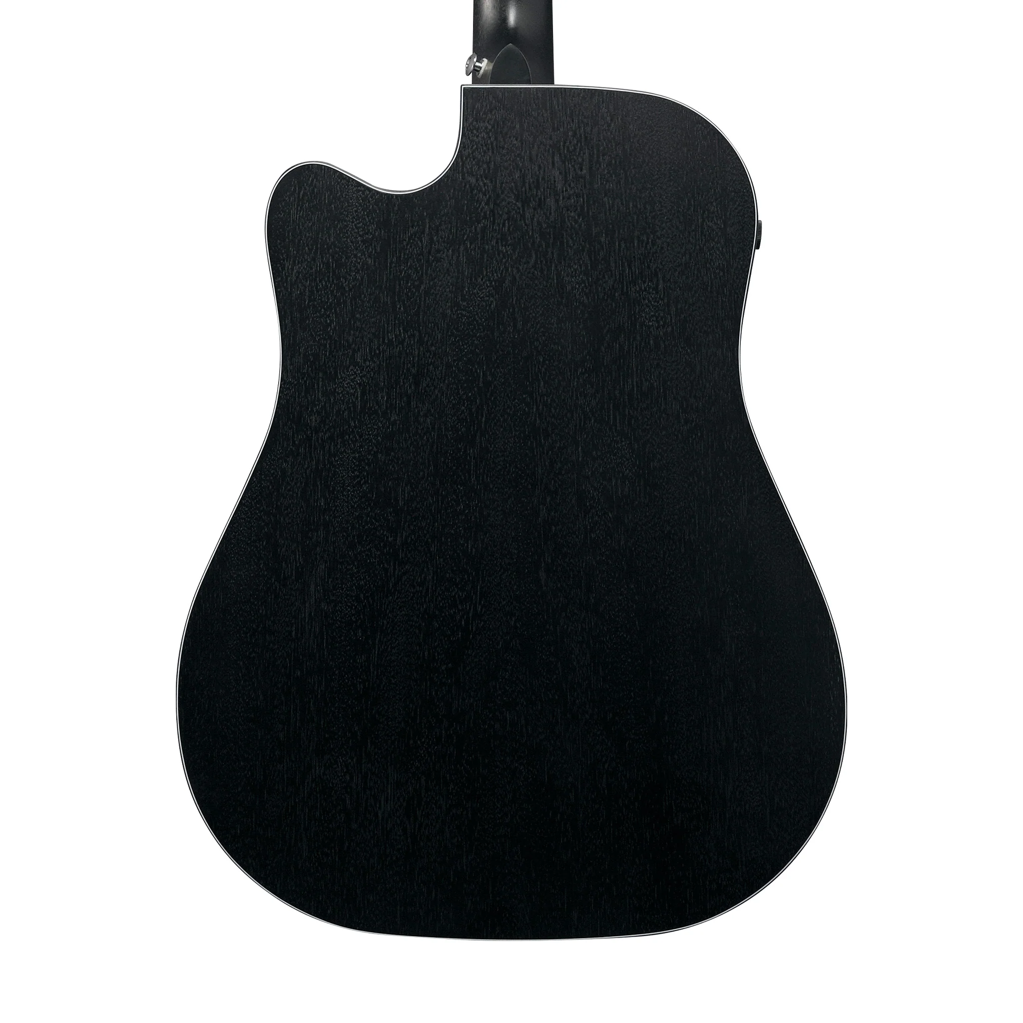 Ibanez AW1040CE-WK Acoustic/Electric Guitar, Weathered Black - Image 5