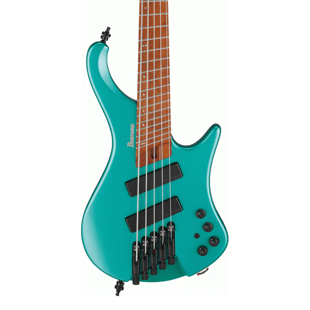 Ibanez Bass Workshop EHB1005SMS-EMM 5-String Electric Bass w/Gig Bag, Emerald Green Metallic Matte - Image 3