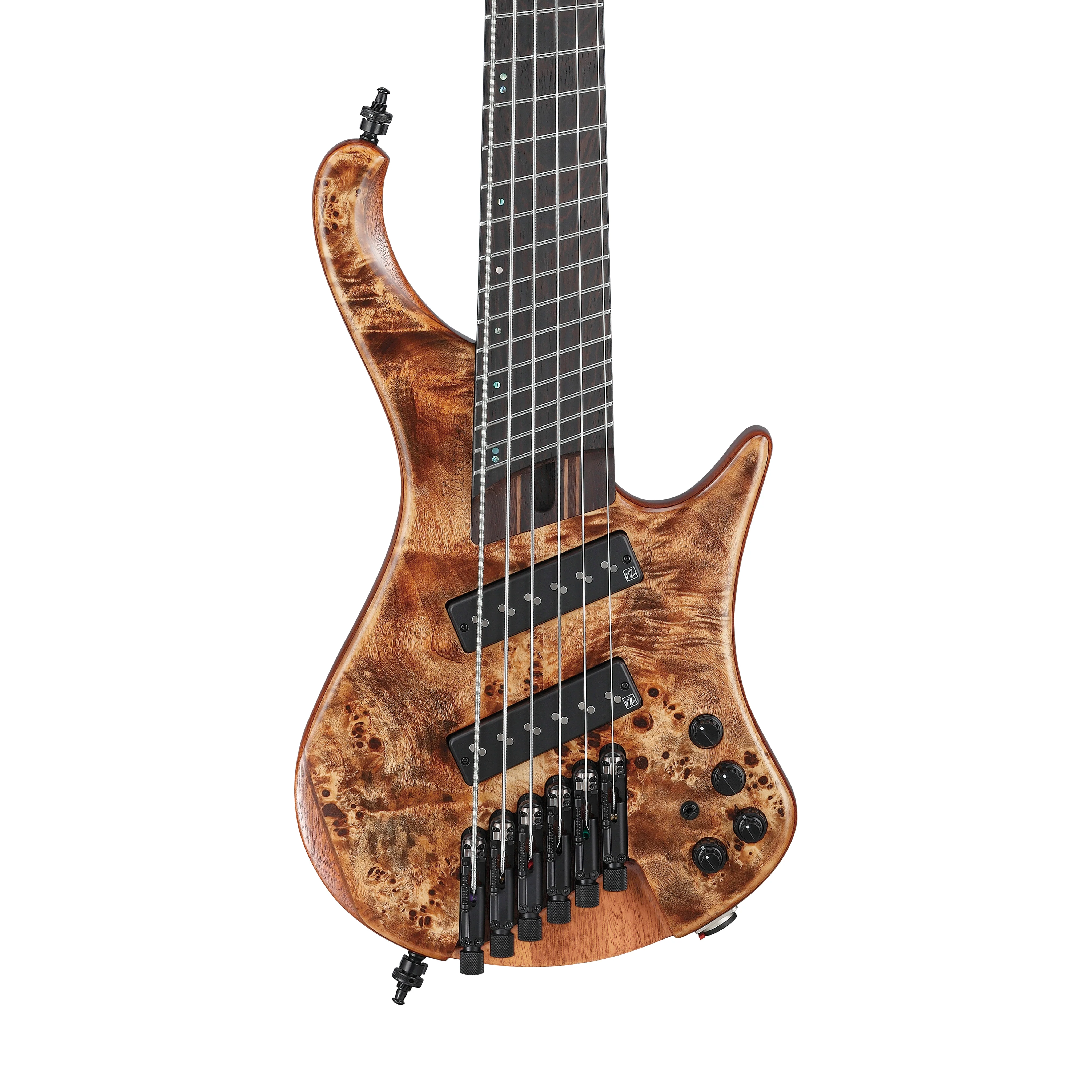 Ibanez Bass Workshop EHB1506MS-ABL Electric Bass Guitar w/Gig Bag, Antique Brown Stained Low Gloss - Image 3