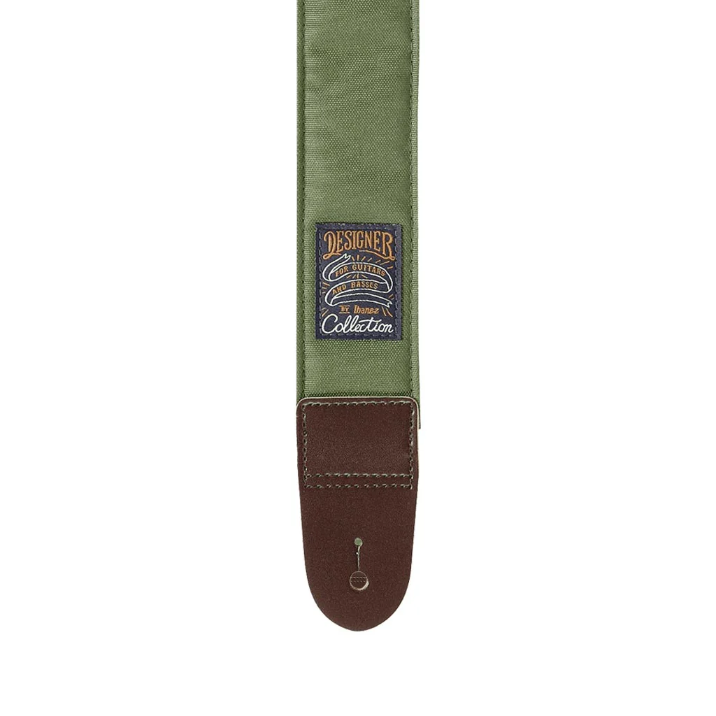 Ibanez DCS50-MGN Designer Collection Guitar Strap, Moss Green - Image 2