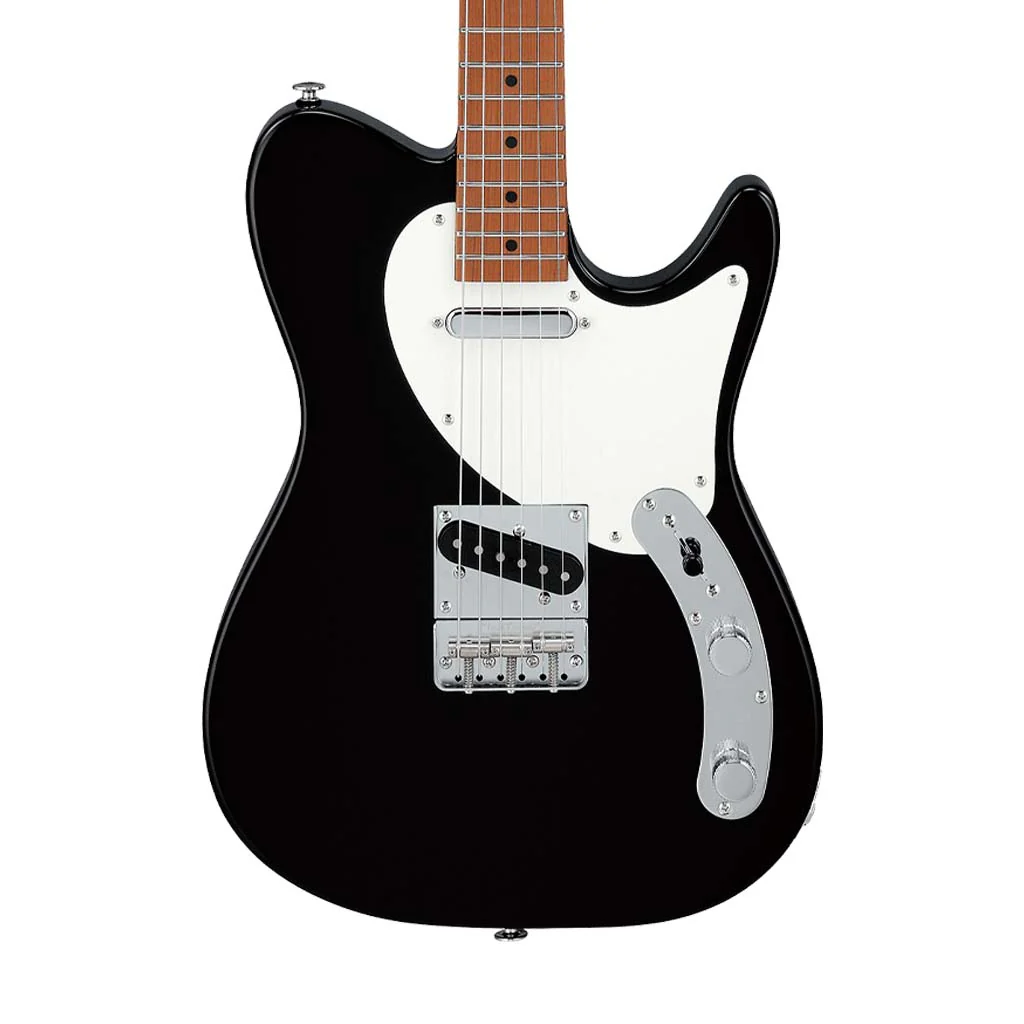 Ibanez FLATV1-BK Josh Smith Signature Electric Guitar w/ Case, Black - Image 4
