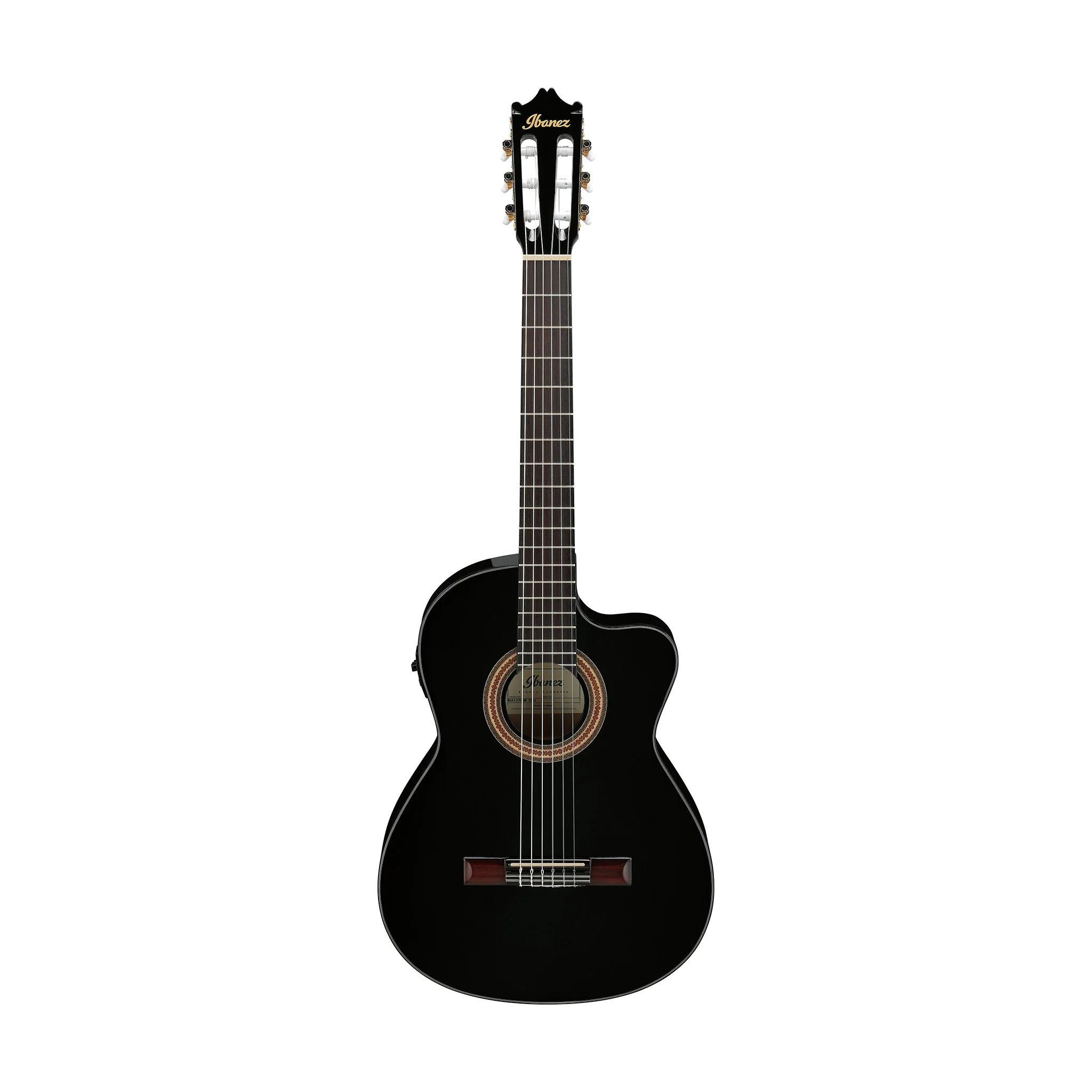 Ibanez GA11CE-BK Classical Acoustic/Electric Guitar, Black