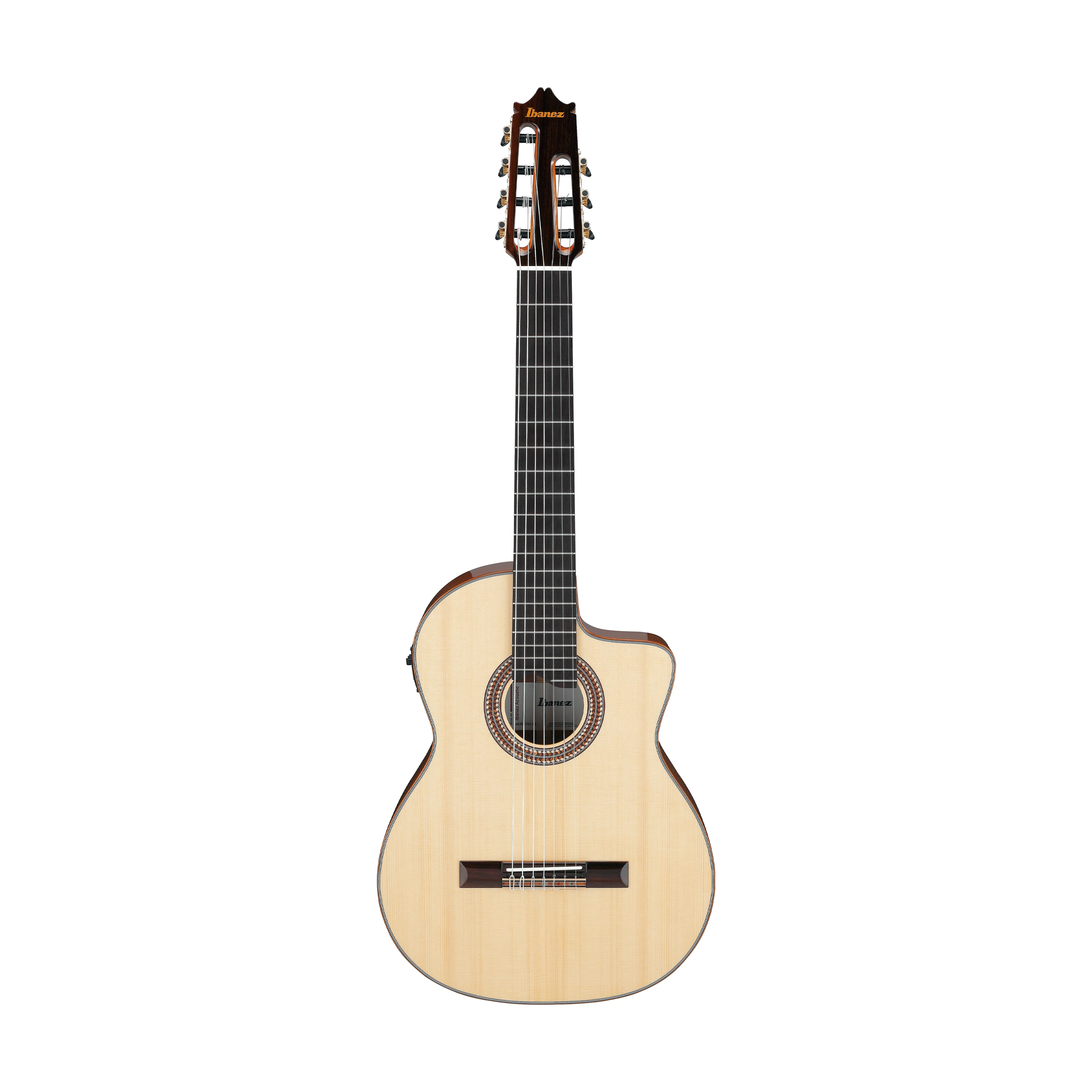 Ibanez GA3007CE-NT 7-String Classical Acoustic-Electric Guitar w/ Case, Natural