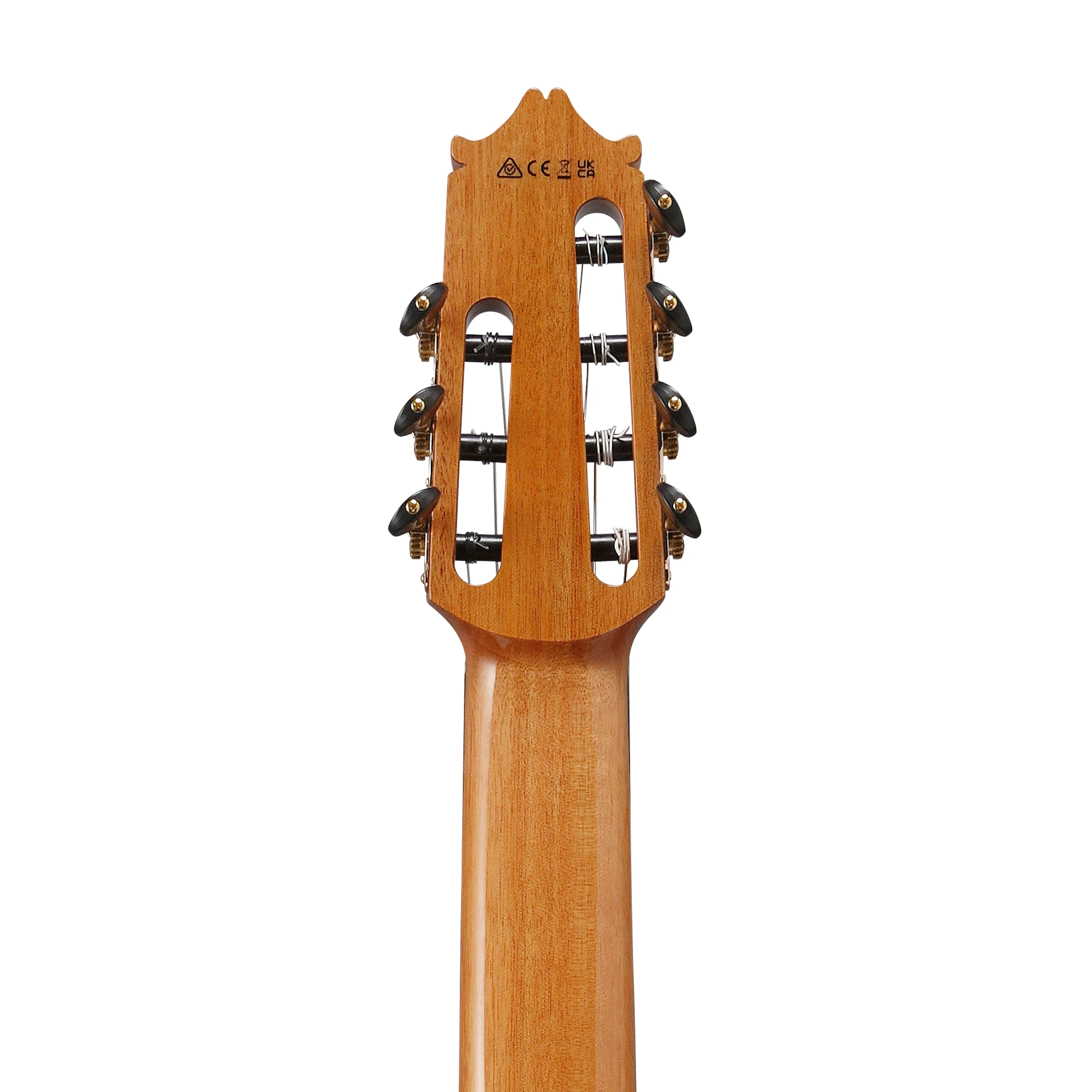 Ibanez GA3007CE-NT 7-String Classical Acoustic-Electric Guitar w/ Case, Natural - Image 6