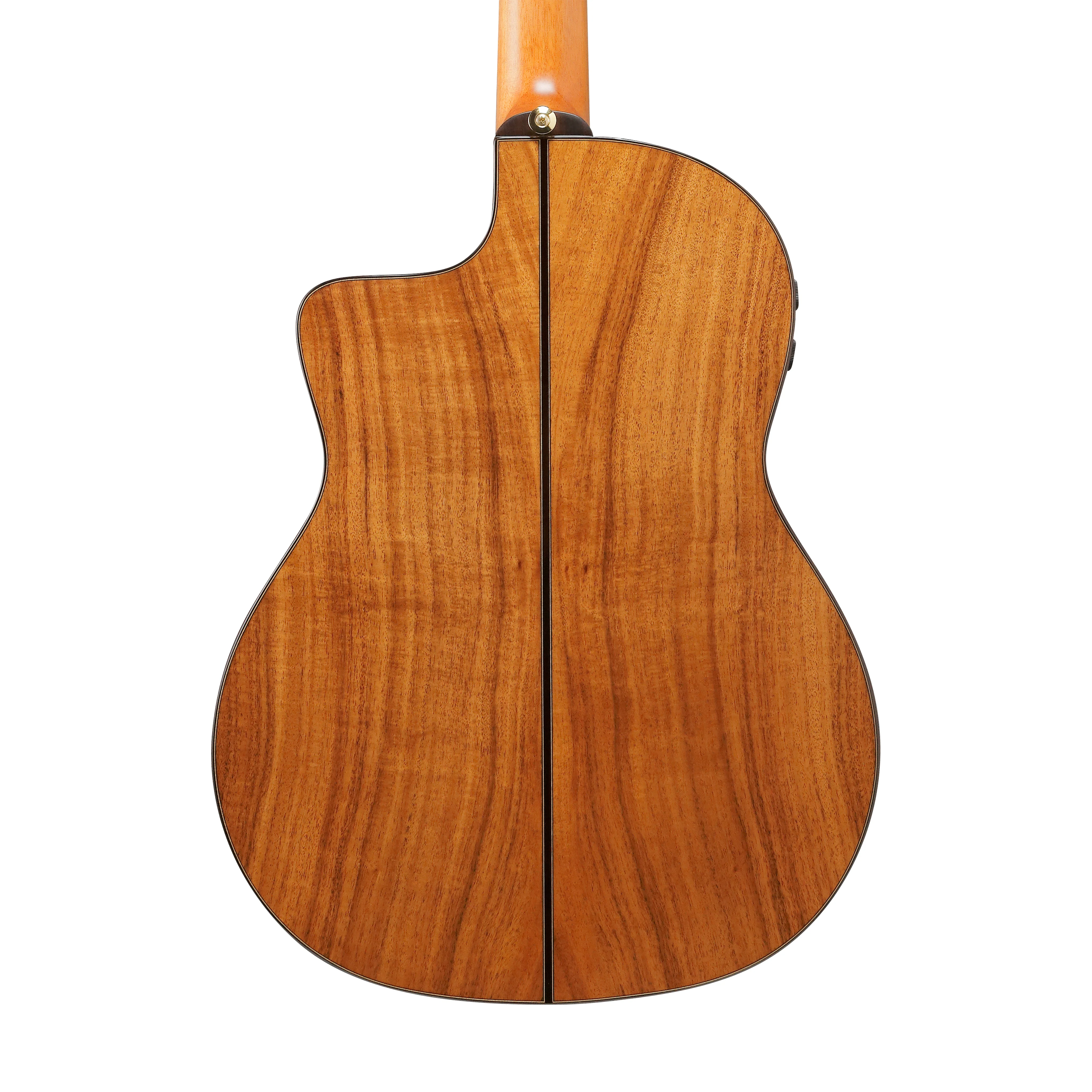 Ibanez GA360TCE-TBK Classical Acoustic-Electric Guitar, Transparent Black - Image 4