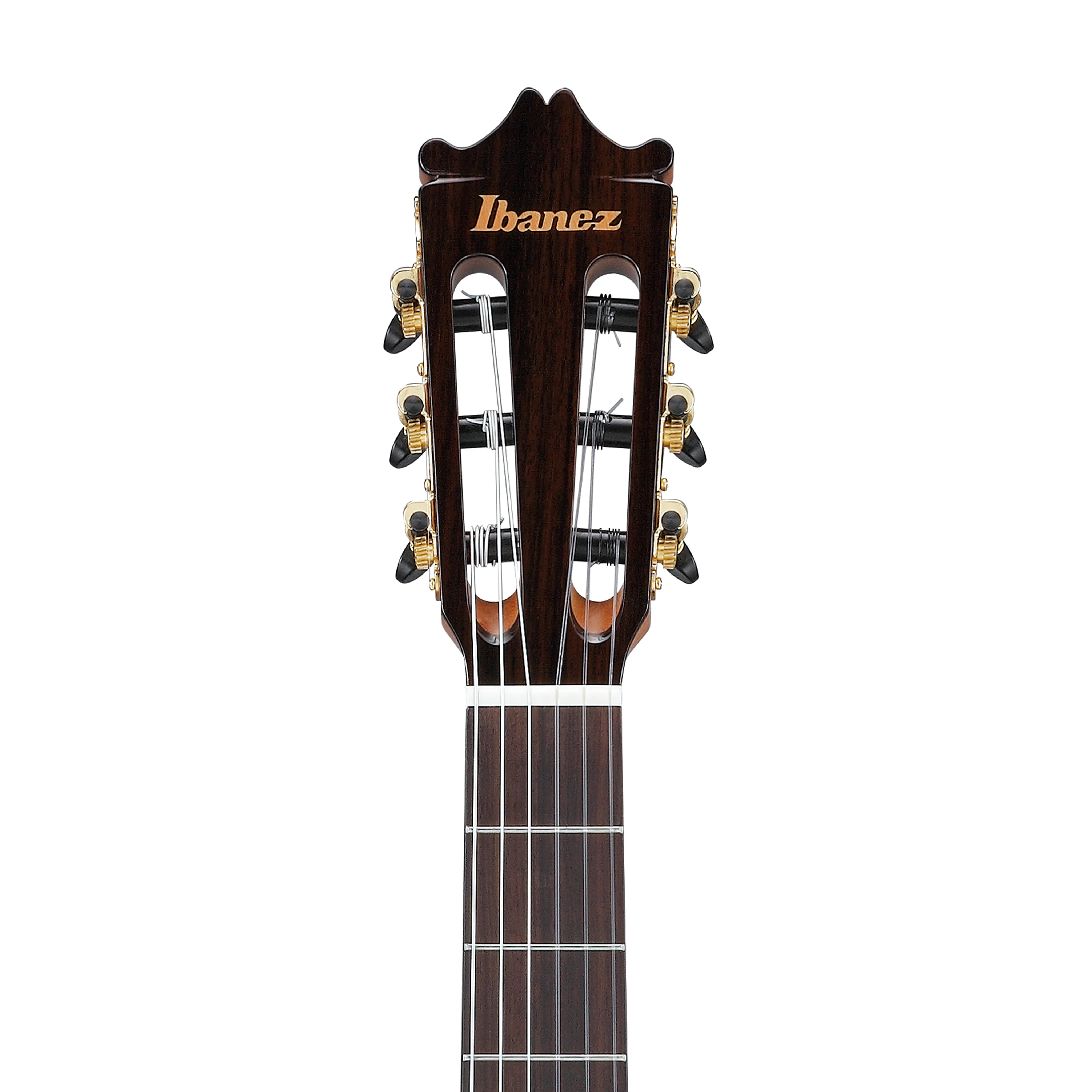Ibanez GA360TCE-TBK Classical Acoustic-Electric Guitar, Transparent Black - Image 5