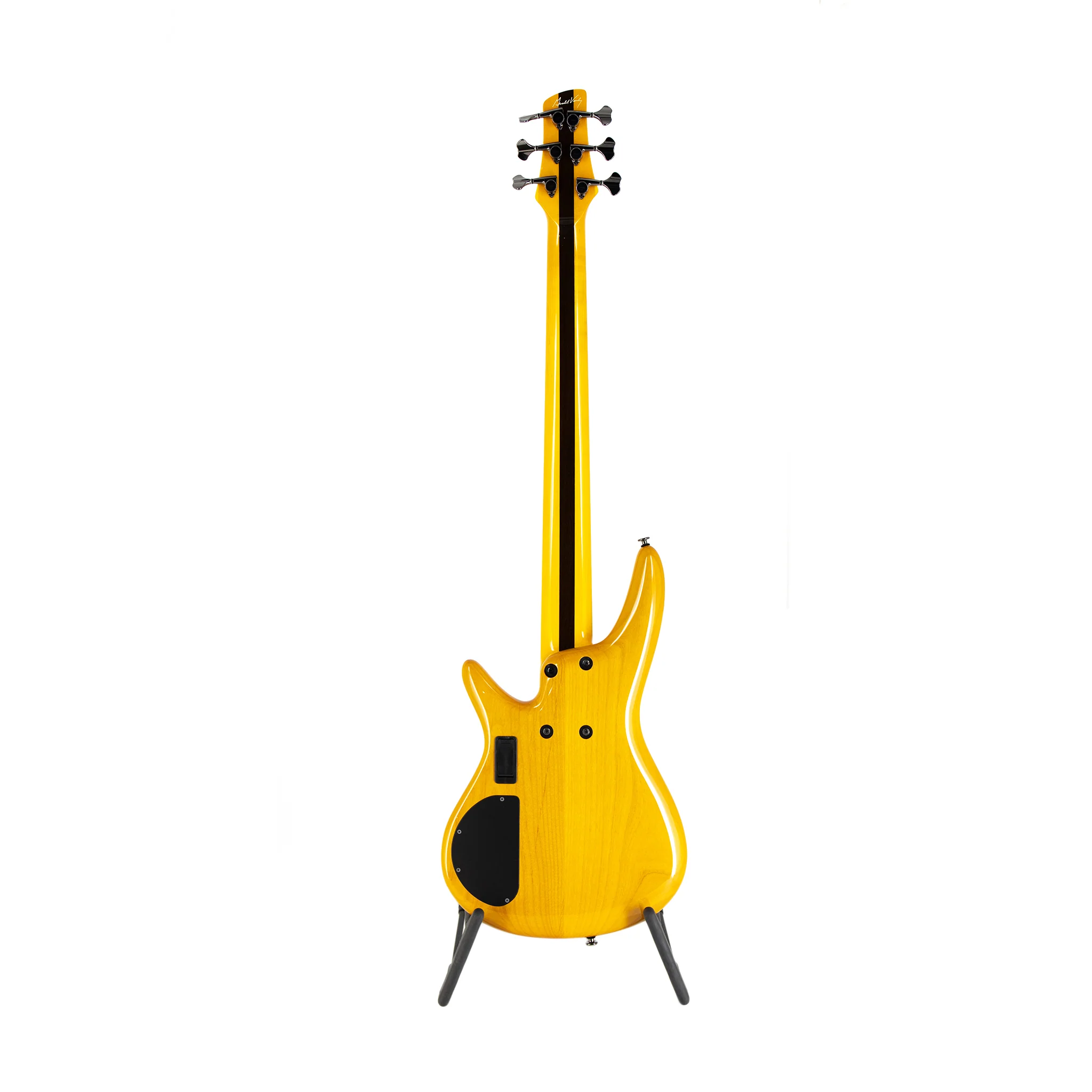 Ibanez GVB1006-AM Gerard Veasley Signature 6-String Electric Bass w/Case, Amber - Image 2