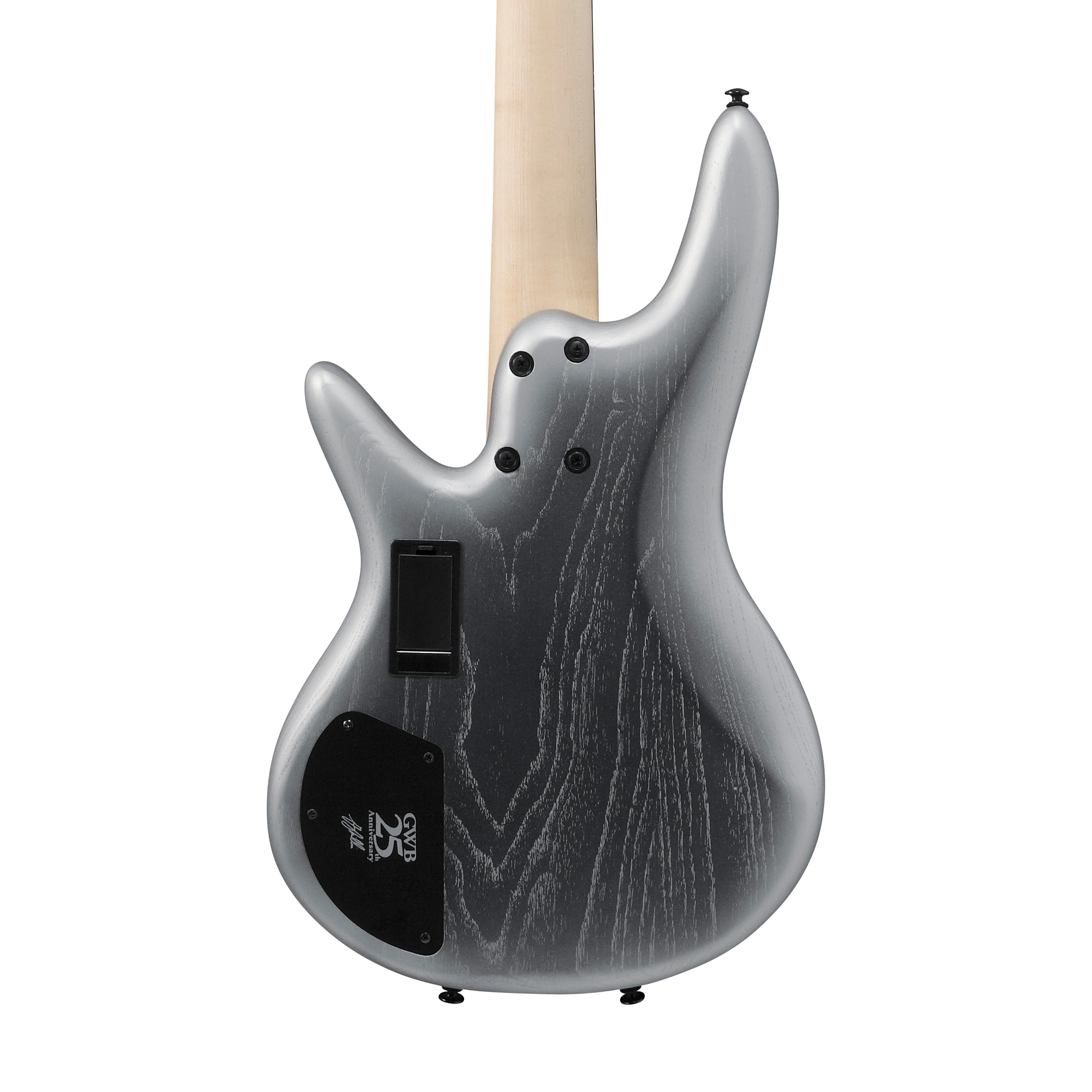 Ibanez GWB25TH-SWF 5-String Electric Bass Guitar w/Gig bag, Silver Wave Burst Flat - Image 5