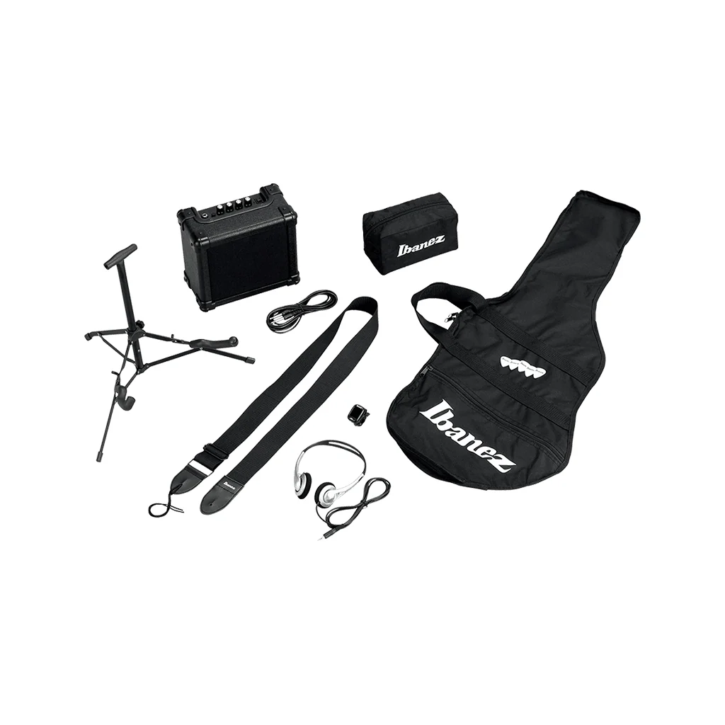Ibanez IJSR190E-WNS Electric Bass Guitar Jump Start Package, Walnut Sunburst - Image 2
