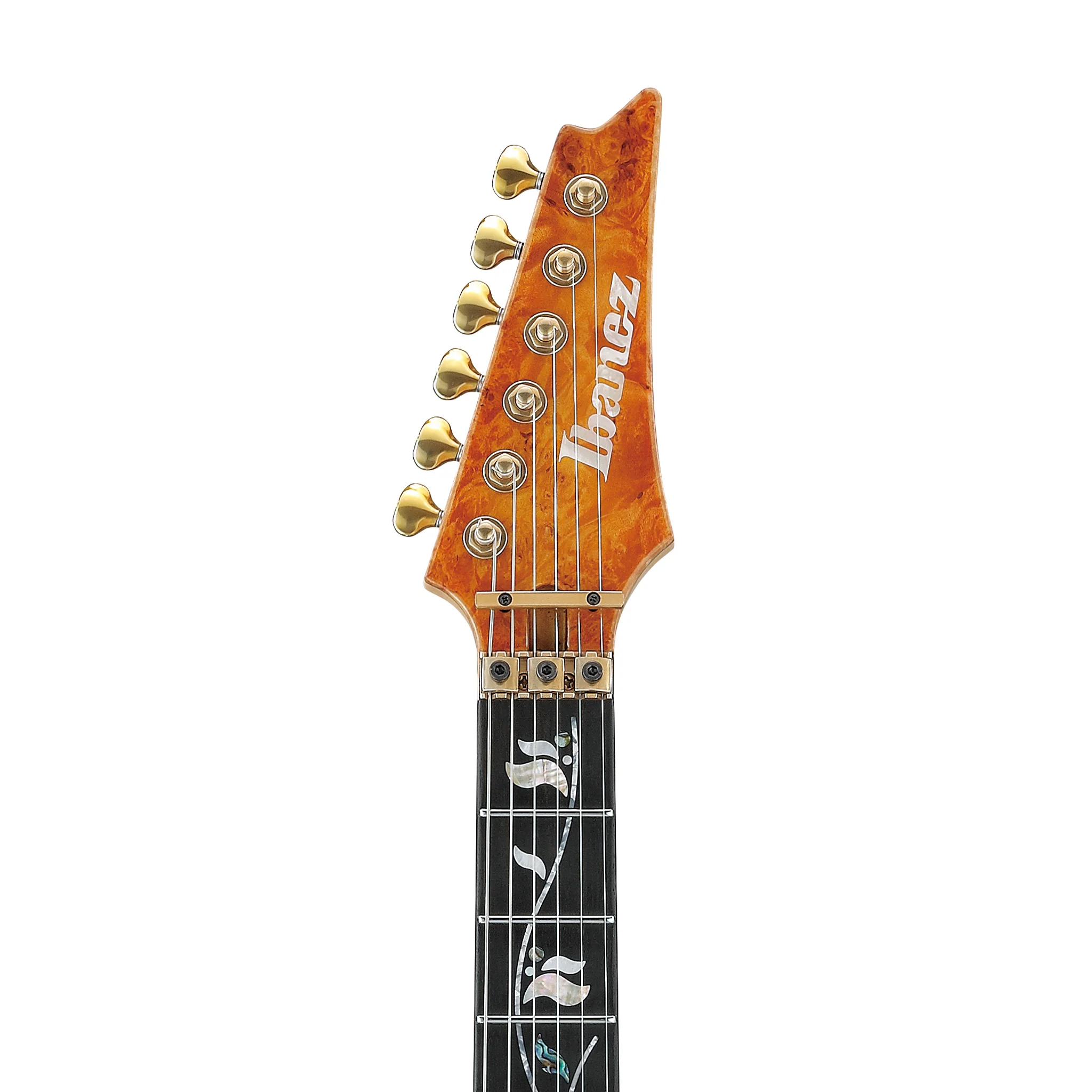 Ibanez Japan Custom Shop Visions IV1RG Electric Guitar /Case, Ebony FB, Amber - Image 5