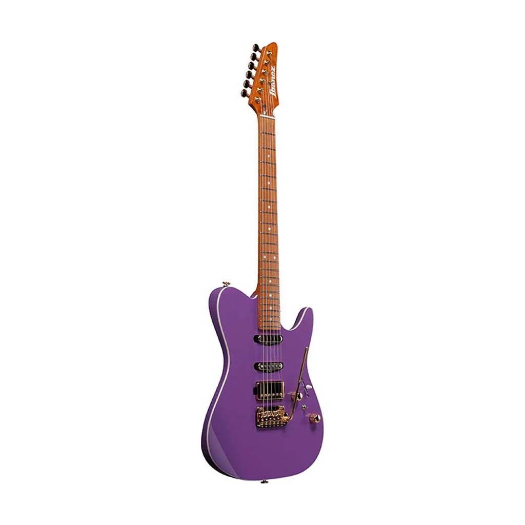 Ibanez LB1-VL Lari Basilio Signature Electric Guitar w/ Case, Violet - Image 3