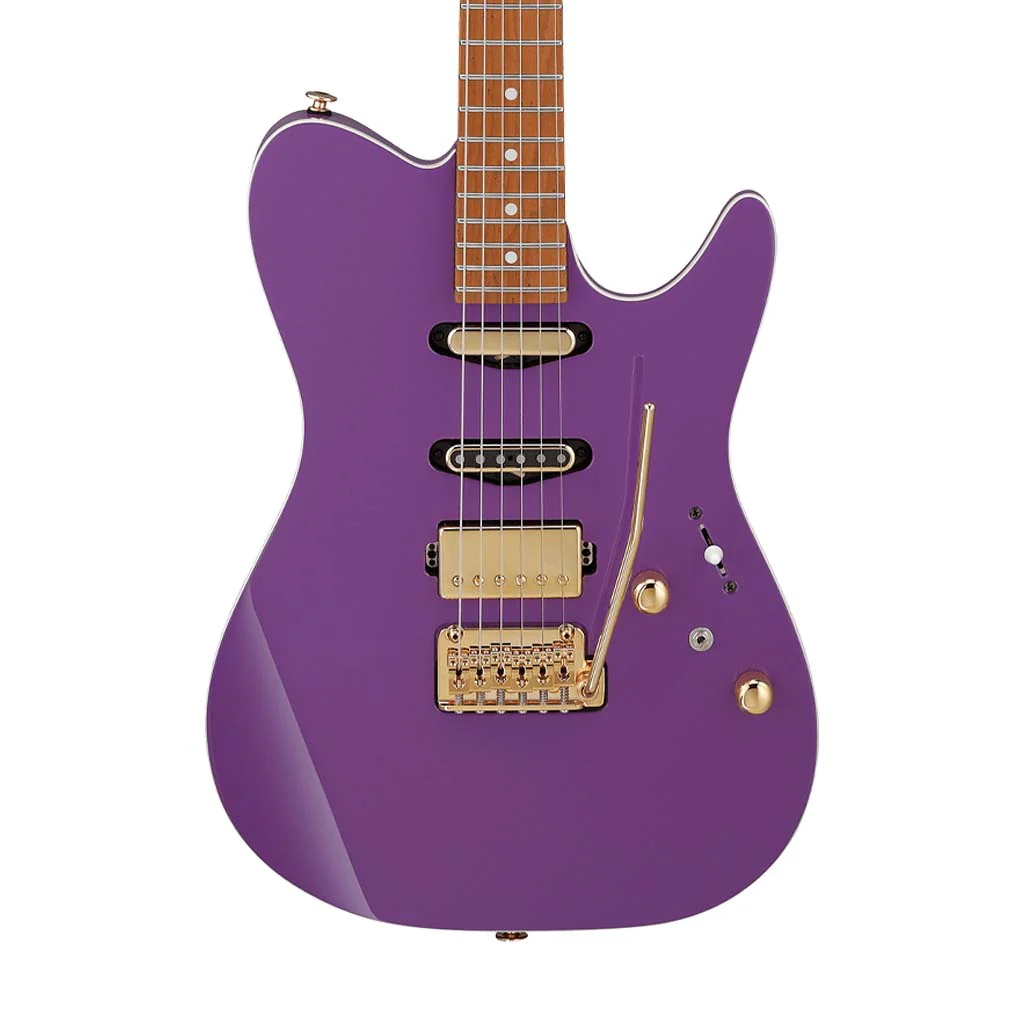 Ibanez LB1-VL Lari Basilio Signature Electric Guitar w/ Case, Violet - Image 4