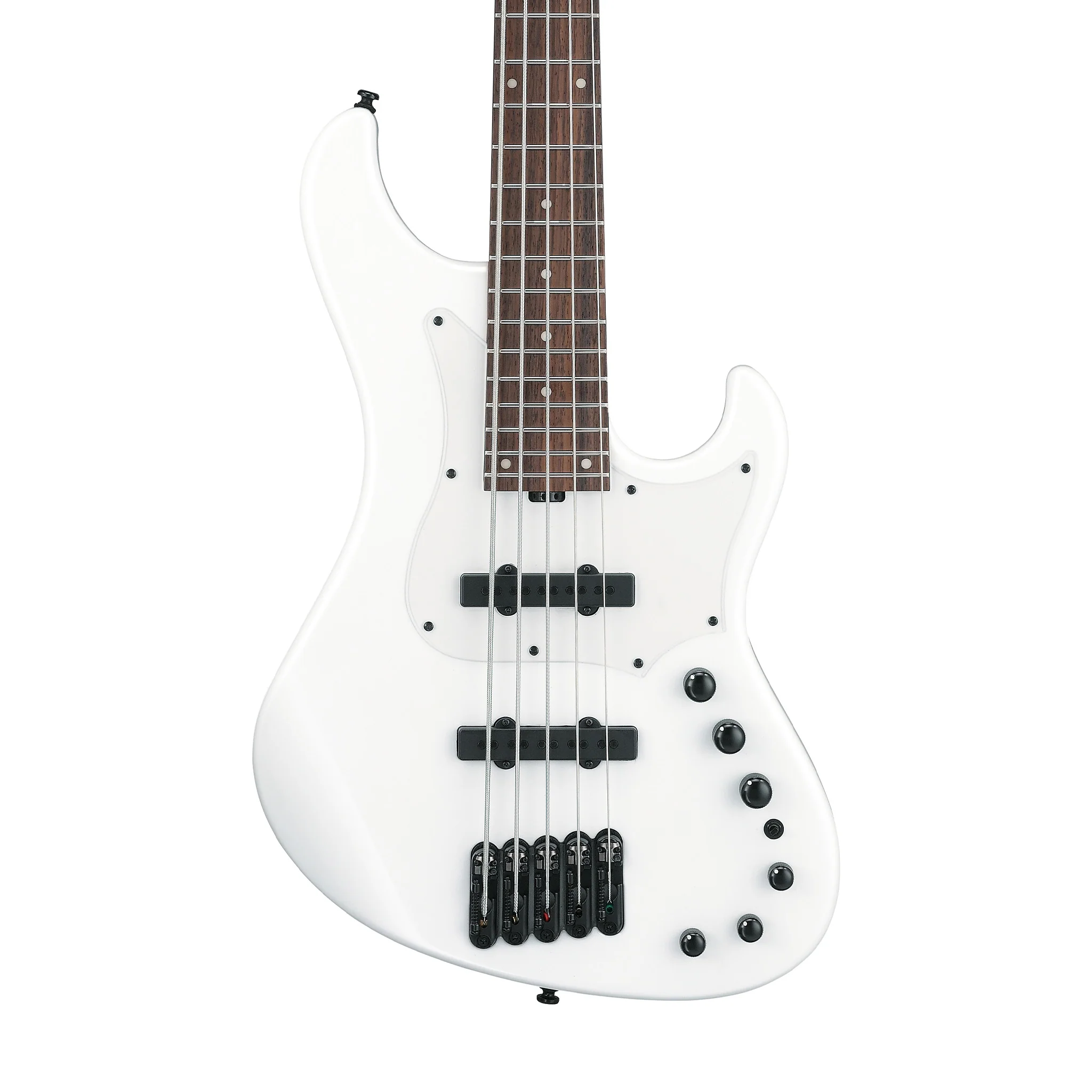 Ibanez MDM1005-PW 5-String Electric Bass Guitar w/Bag, Pearl White - Image 3