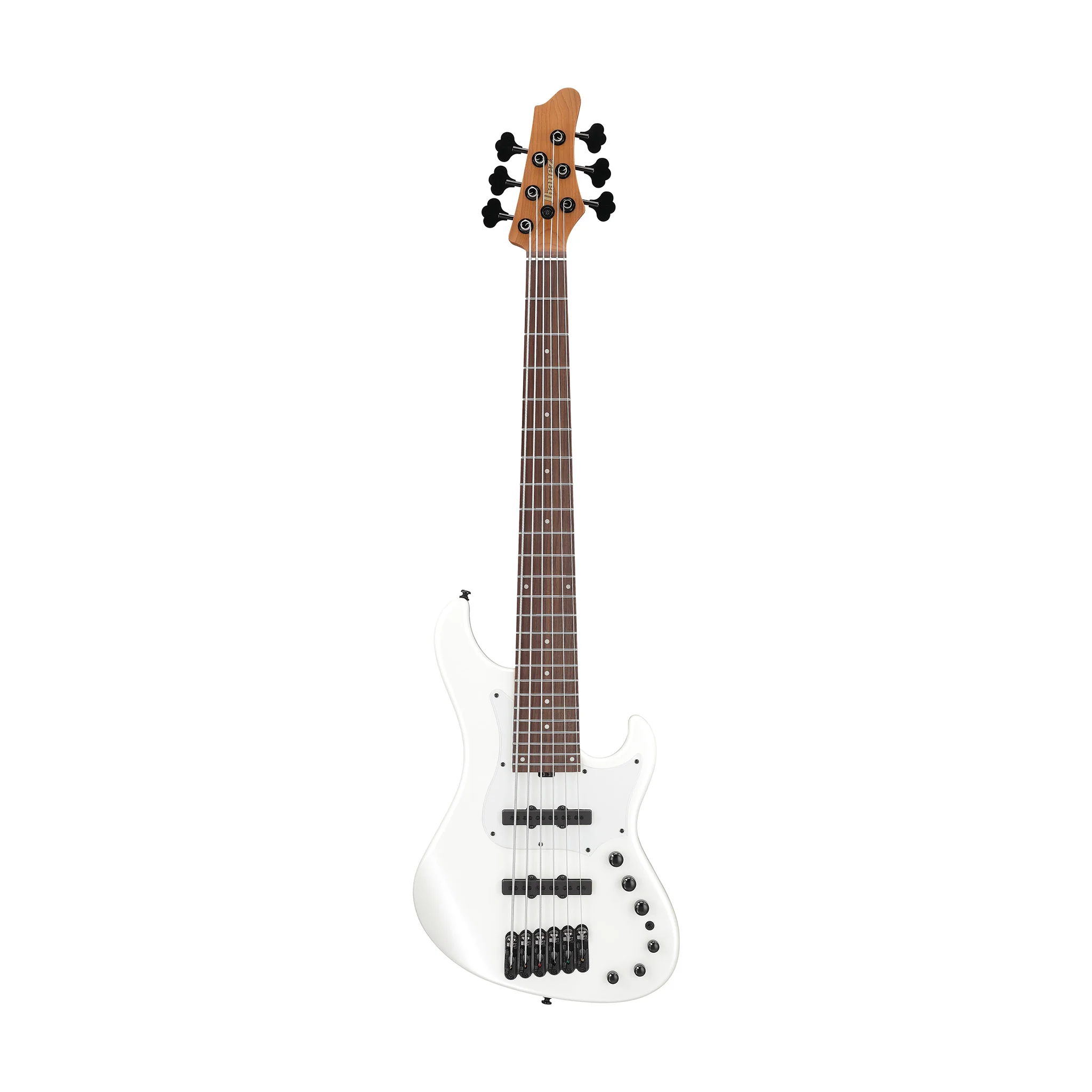 Ibanez MDM1006-PW 6-String Electric Bass Guitar w/Bag, Pearl White