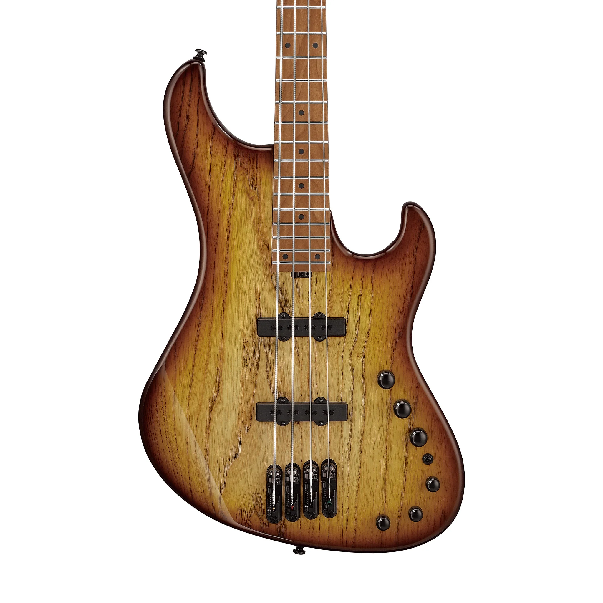 Ibanez MDM1300-NAB Electric Bass Guitar w/Bag, Natural Stained Amber Burst - Image 3