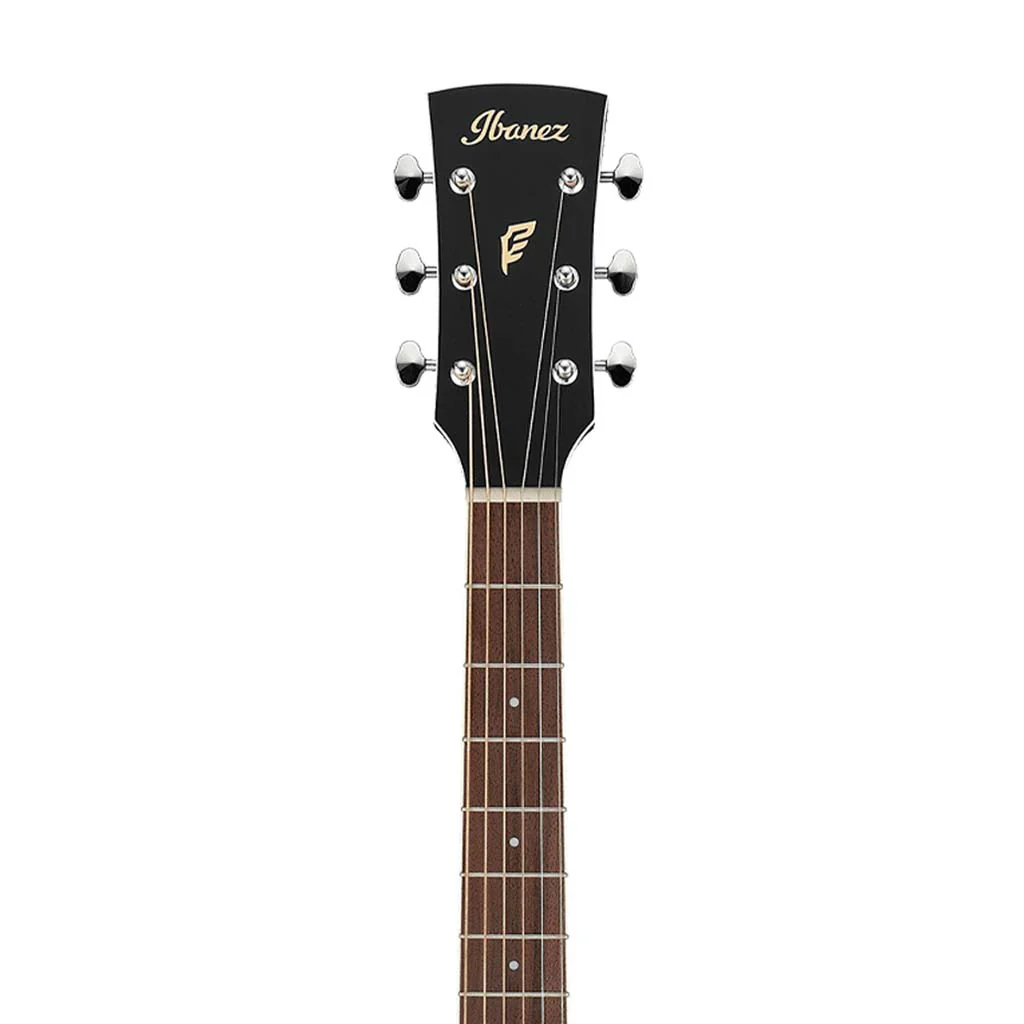 Ibanez PC14MHCE-WK Grand Concert PF Acoustic Guitar, Weathered Black Open Pore - Image 3