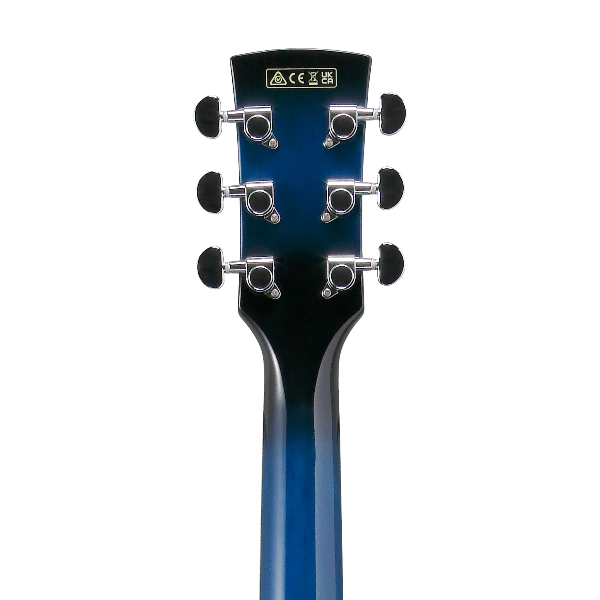 Ibanez PF15ECE-TBS Acoustic Guitar, Transparent Blue Sunburst High Gloss - Image 6