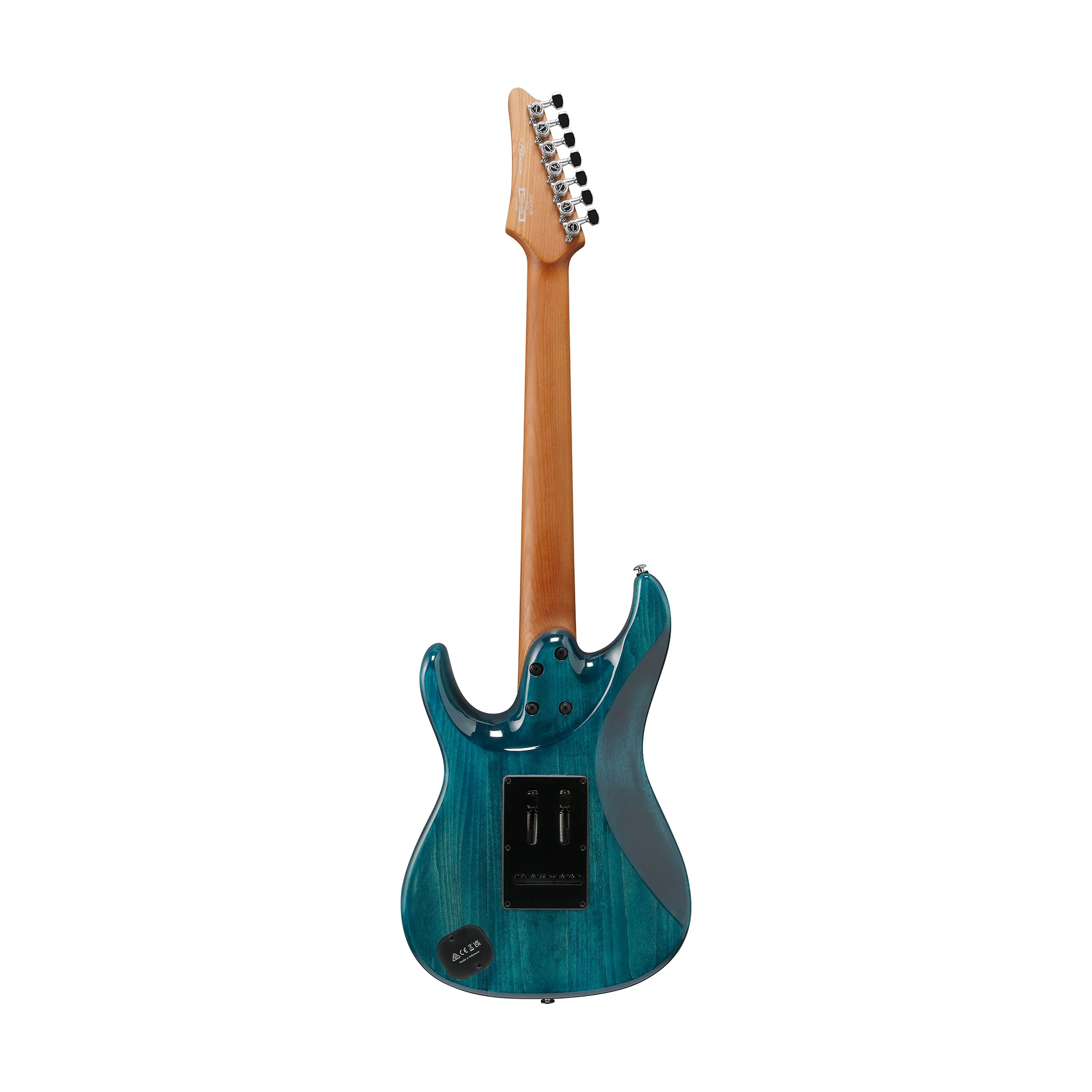 Ibanez Premium AZ447P1QM-COB 7-String Electric Guitar w/Bag, Cosmic Blue - Image 2