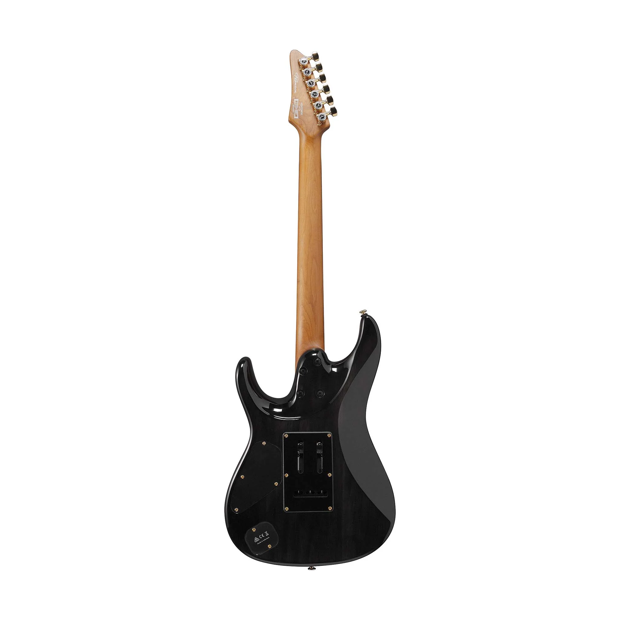 Ibanez Premium AZ47P1QM-BIB Electric Guitar w/Case, Black Ice Burst - Image 2