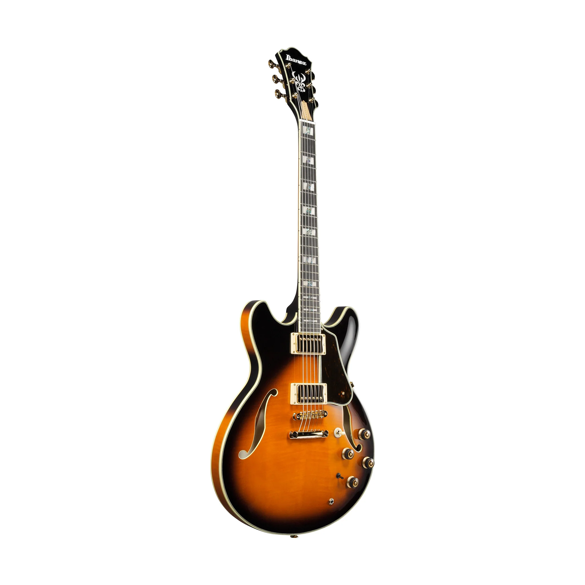 Ibanez Prestige Artstar AS2000-BS Semi-hollowbody Electric Guitar w/Case, Brown Sunburst - Image 3