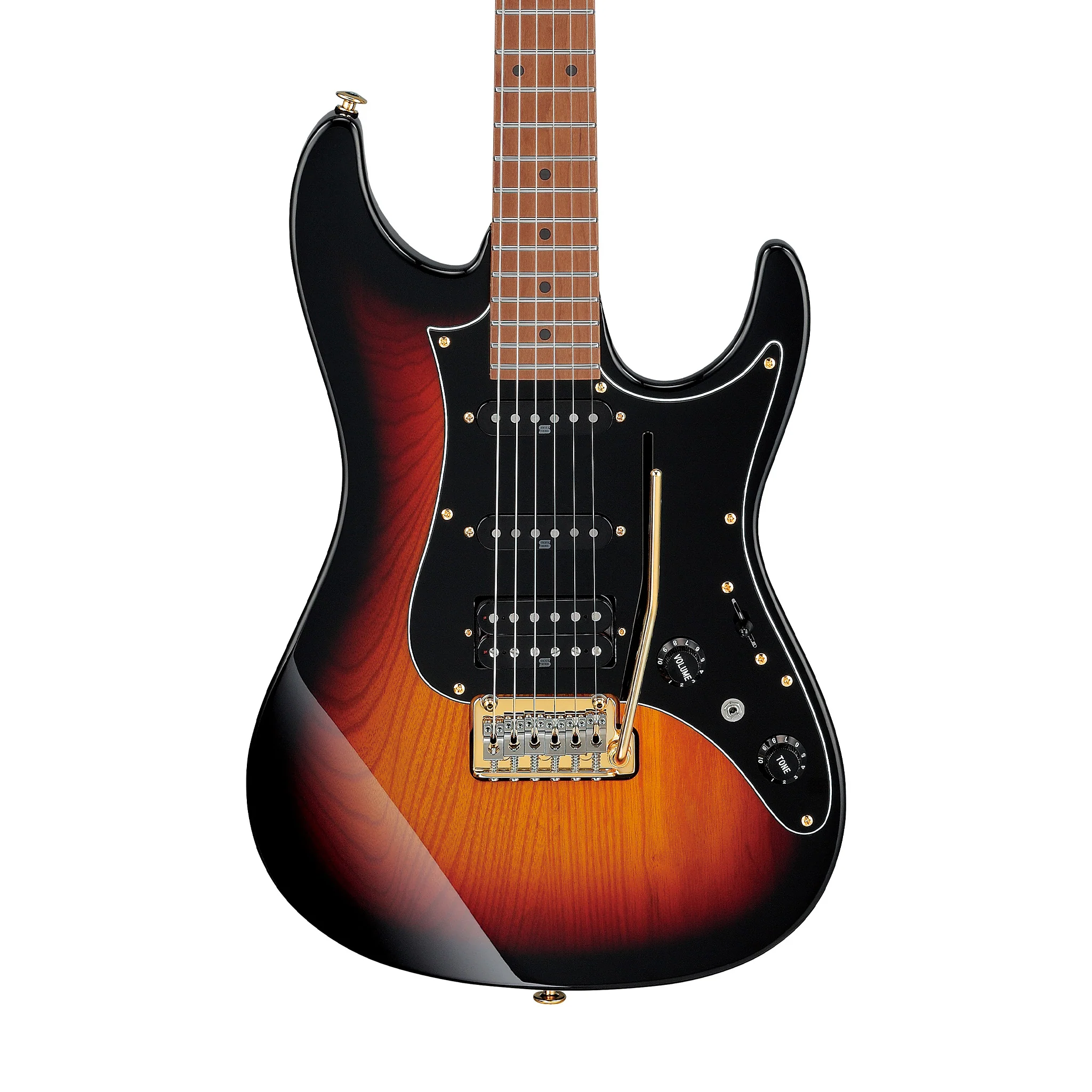 Ibanez Prestige AZ2204AG-TFB Electric Guitar w/Case, Tri Fade Burst - Image 3