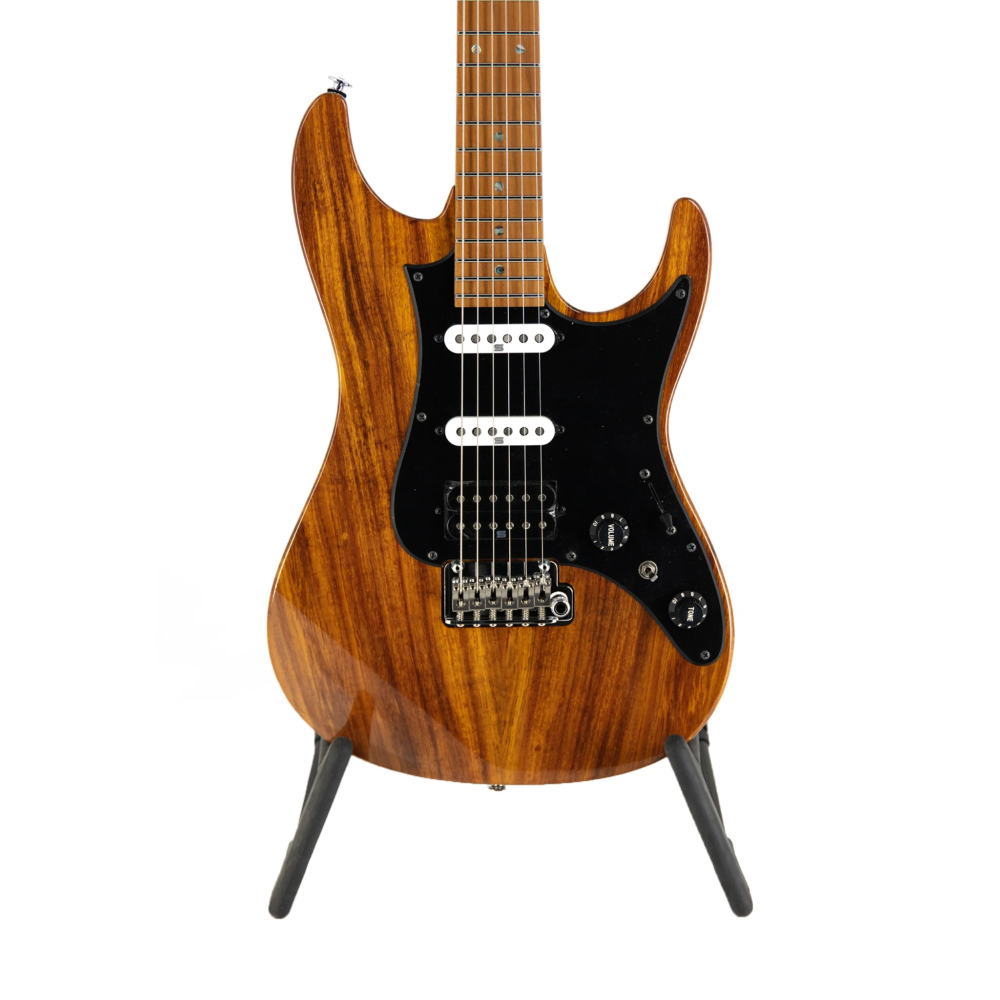 Ibanez Prestige AZ2204KS-KB Electric Guitar w/Case, Koa Brown - Image 3