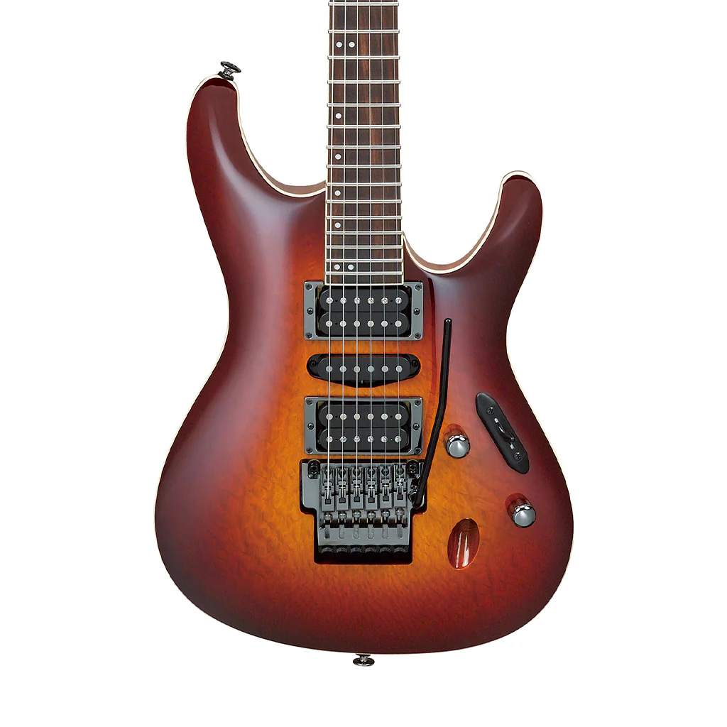 Ibanez Prestige S6570SK-STB Electric Guitar w/Case, Sunset Burst - Image 2