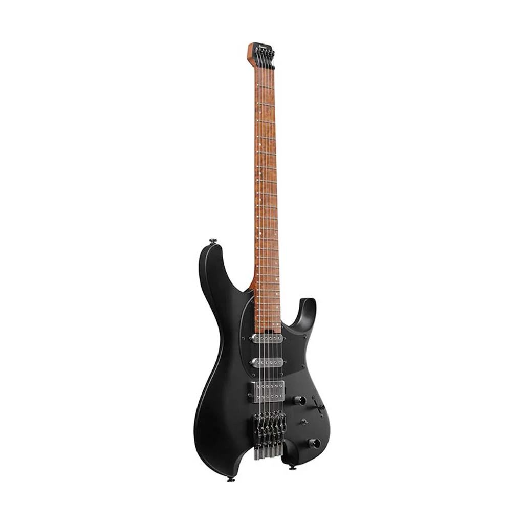 Ibanez Q54-BKF Headless Electric Guitar w/Bag, Black Flat - Image 2
