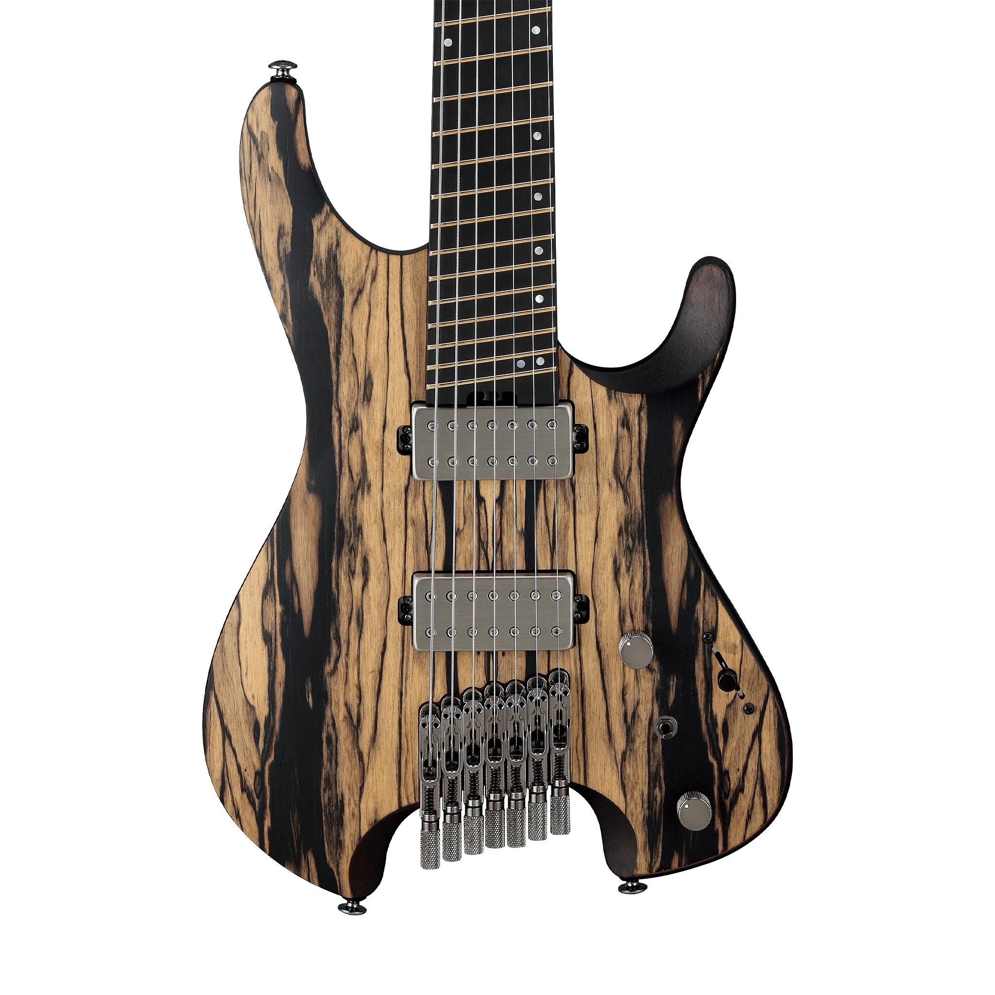 Ibanez QX527PE-NTF Headless Electric Guitar w/Bag, Natural Flat - Image 4