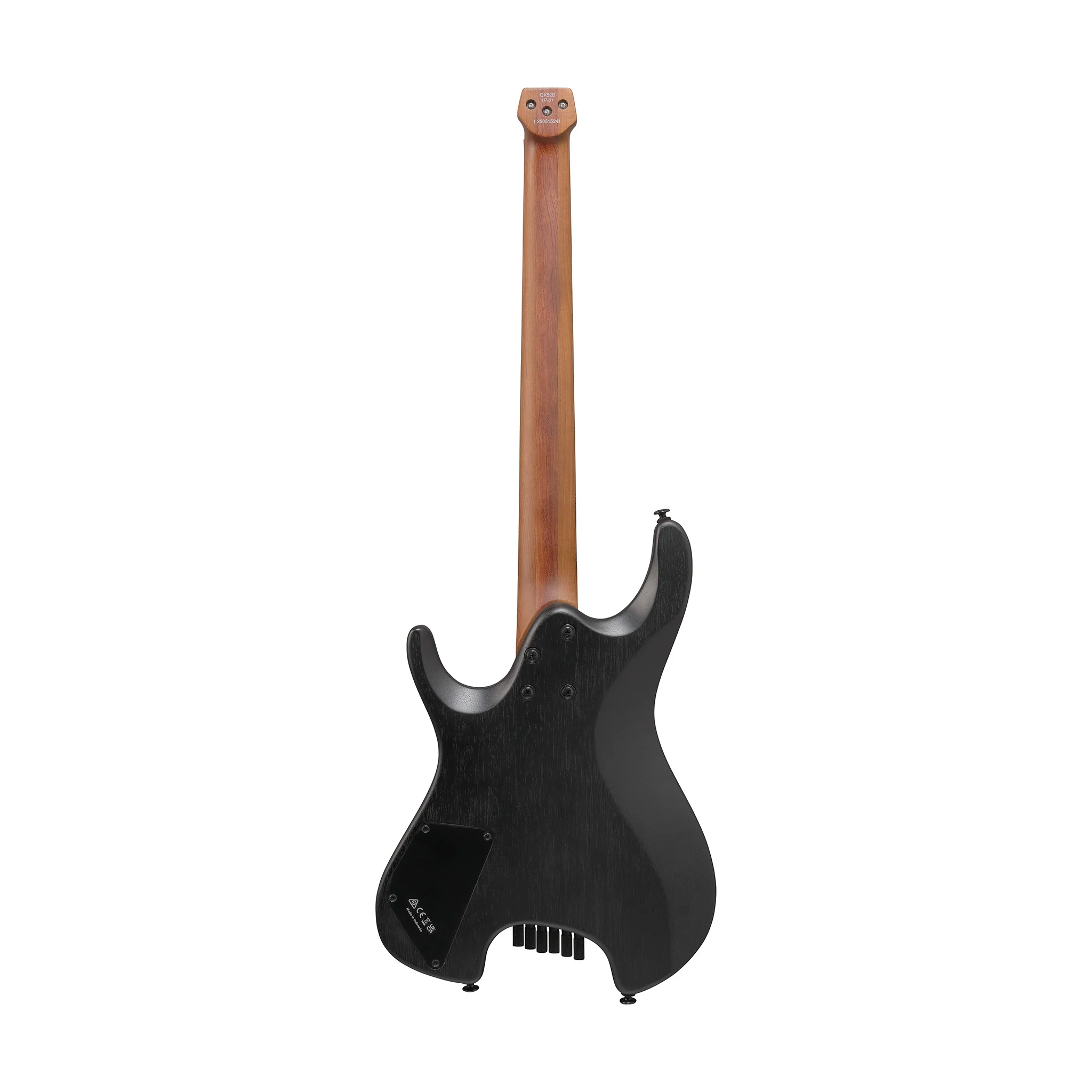 Ibanez QX52B-WK Headless Electric Guitar w/Bag, Weathered Black - Image 2