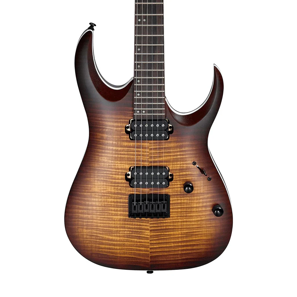 Ibanez RGA42FM-DEF Electric Guitar, Dragon Eye Burst Flat - Image 2