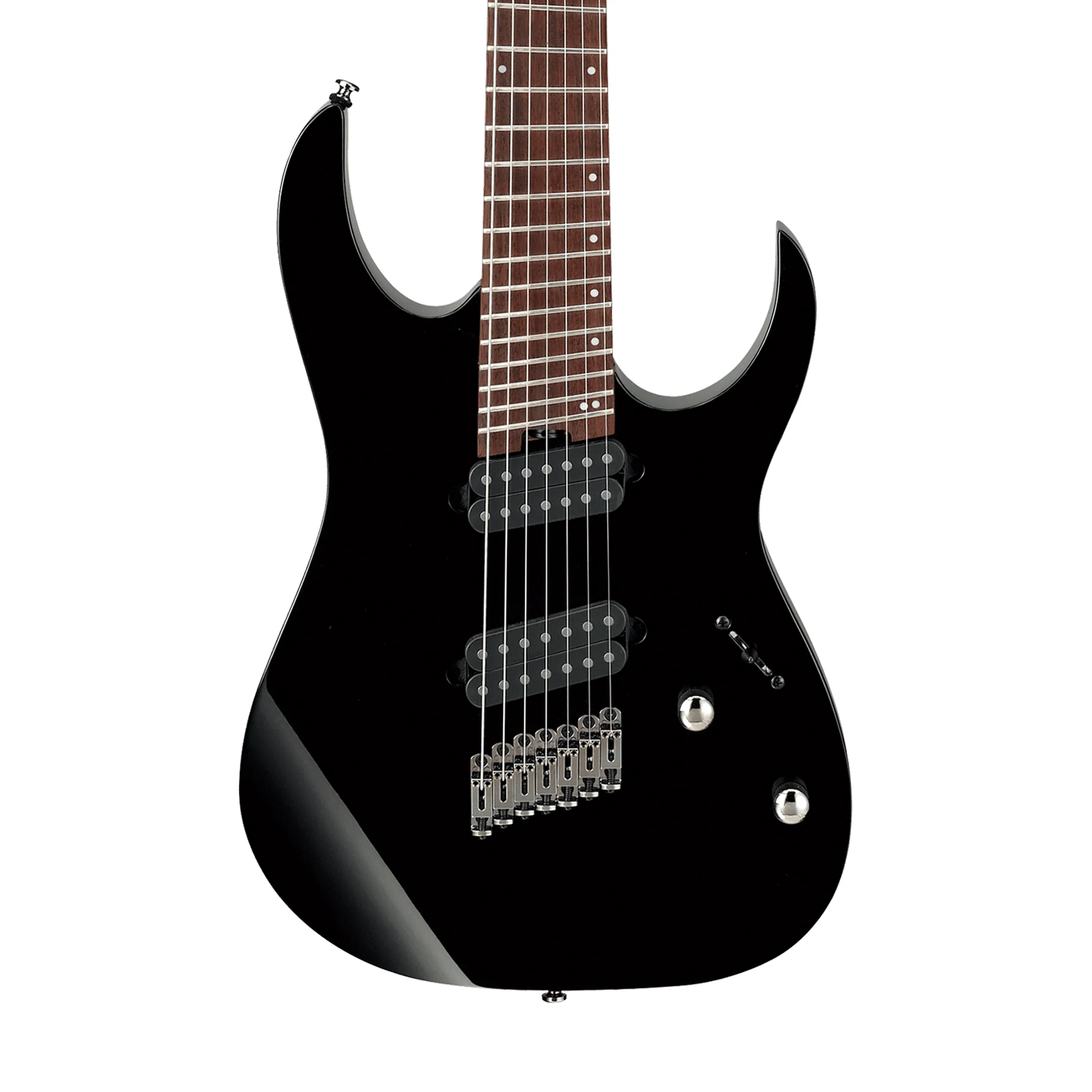 Ibanez RGMS7-BK 7-String Electric Guitar, Black - Image 3