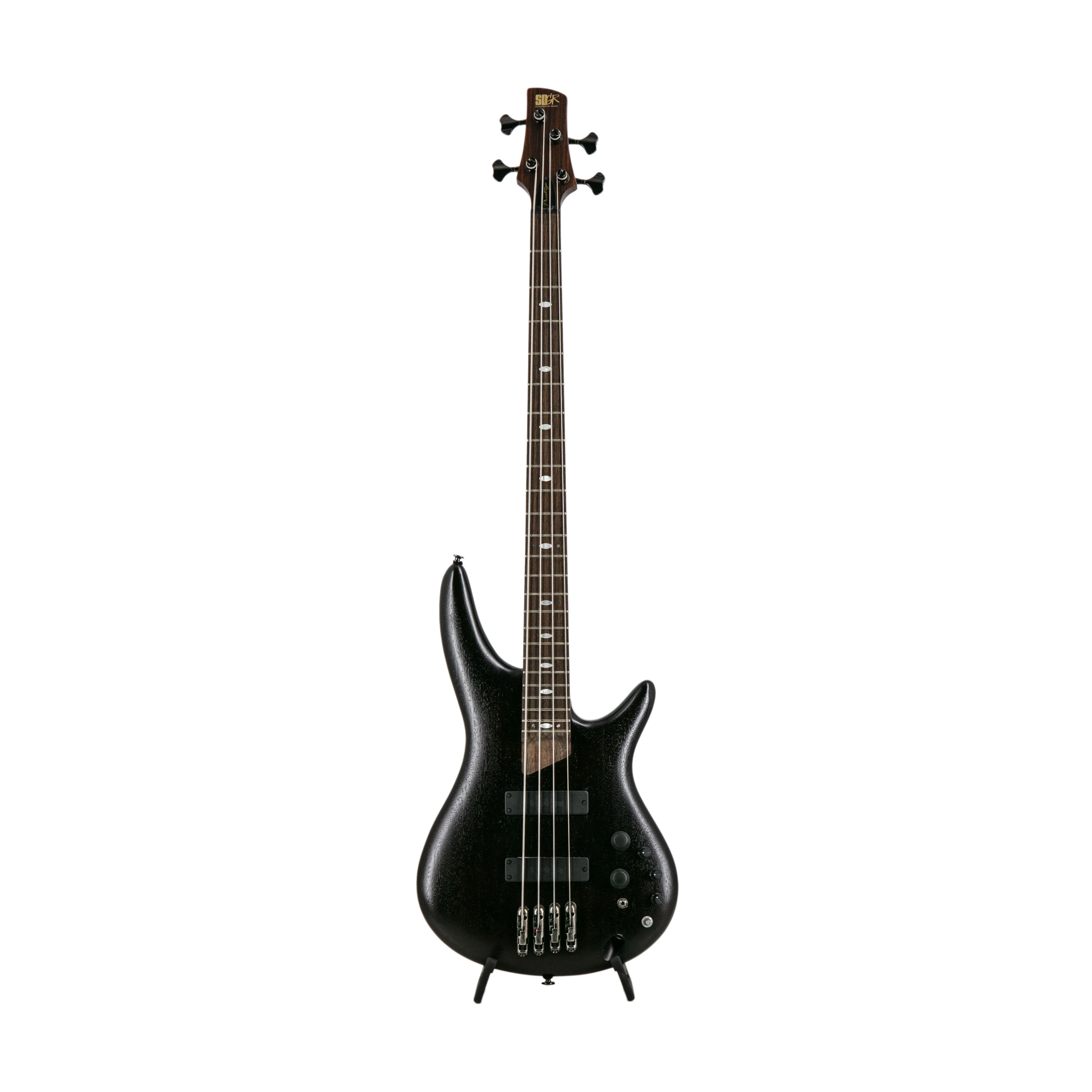 Ibanez SR4000E-TKF Prestige 4-String Bass, Transparent Black Flat, F100XXXX