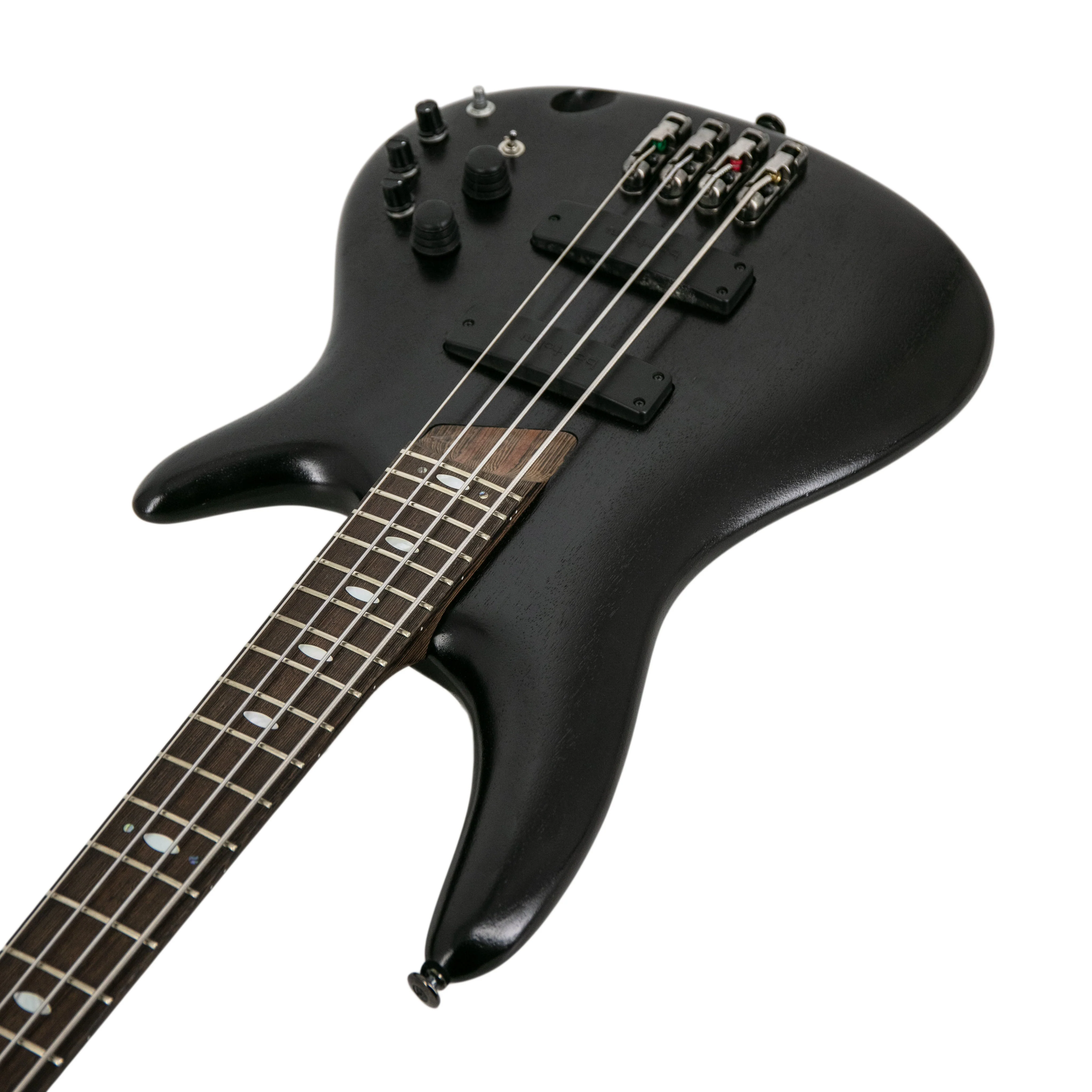 Ibanez SR4000E-TKF Prestige 4-String Bass, Transparent Black Flat, F100XXXX - Image 2