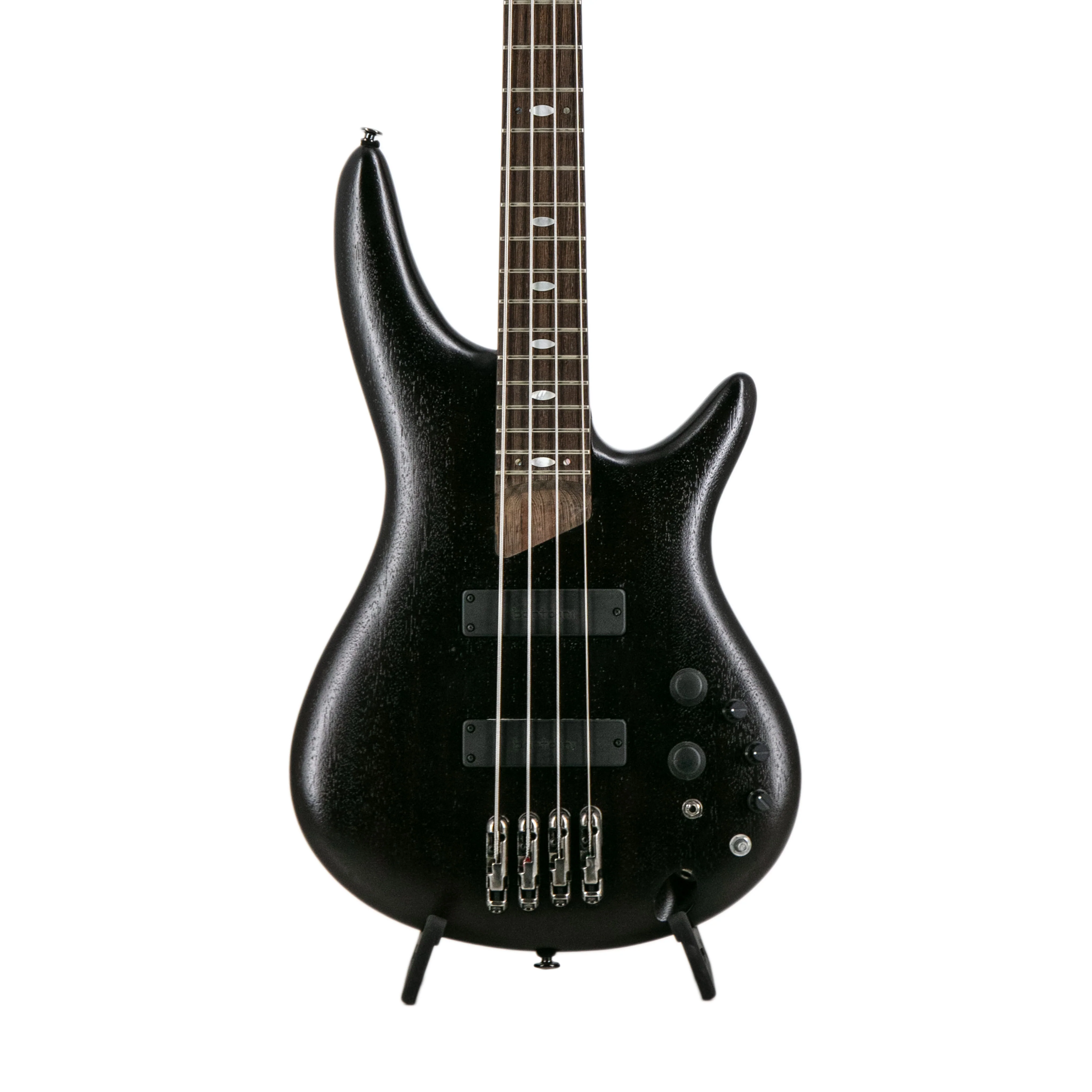 Ibanez SR4000E-TKF Prestige 4-String Bass, Transparent Black Flat, F100XXXX - Image 4