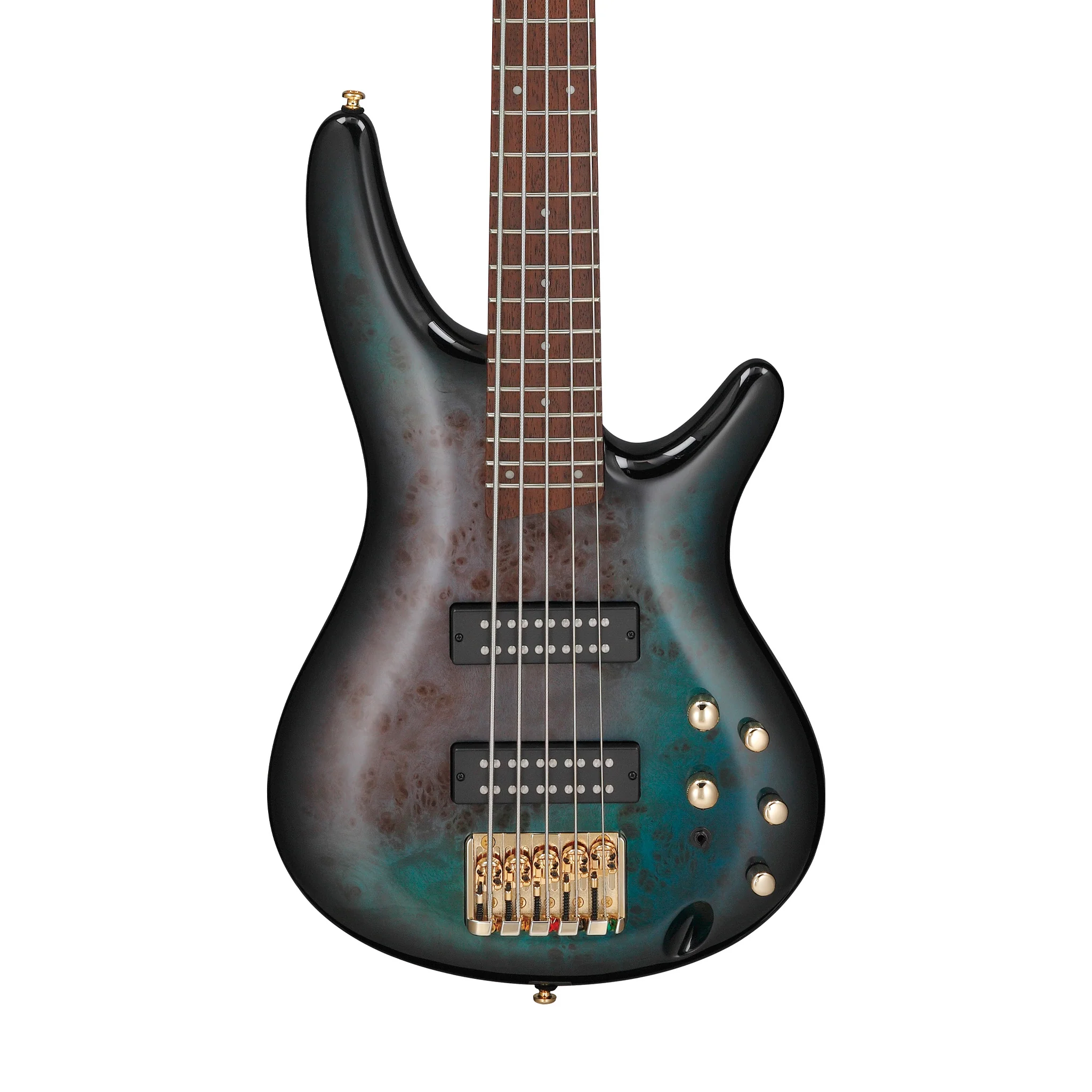 Ibanez SR405EPBDX Standard 5-String Bass Guitar, Tropical Seafloor Burst - Image 4