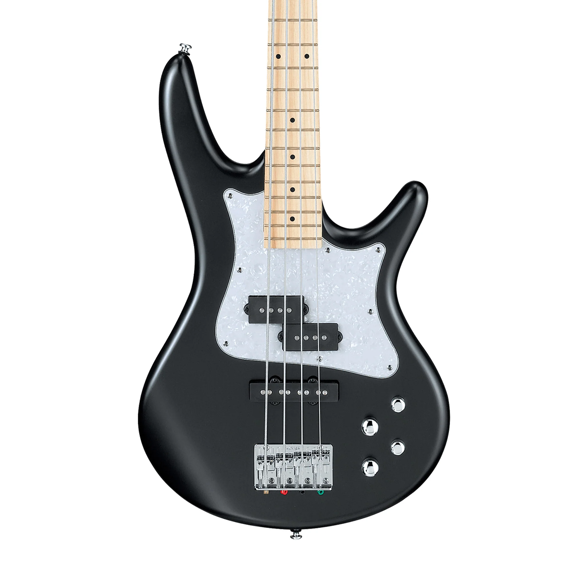 Ibanez SRMD200-BKF Mezzo Electric Bass Guitar, Black Flat - Image 2