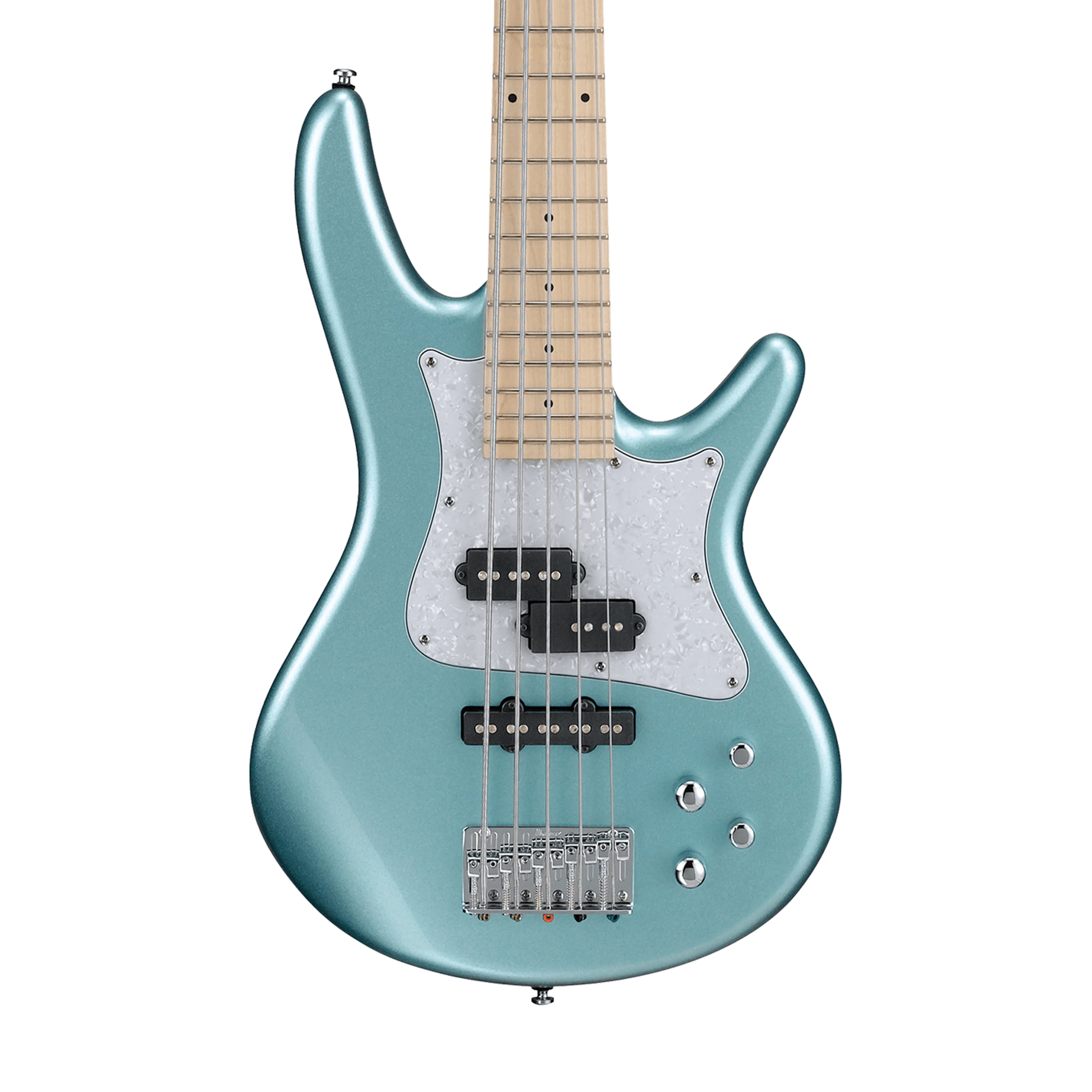 Ibanez SRMD205-SPN Mezzo 5-String Electric Bass Guitar, Sea Foam Pearl Green - Image 2