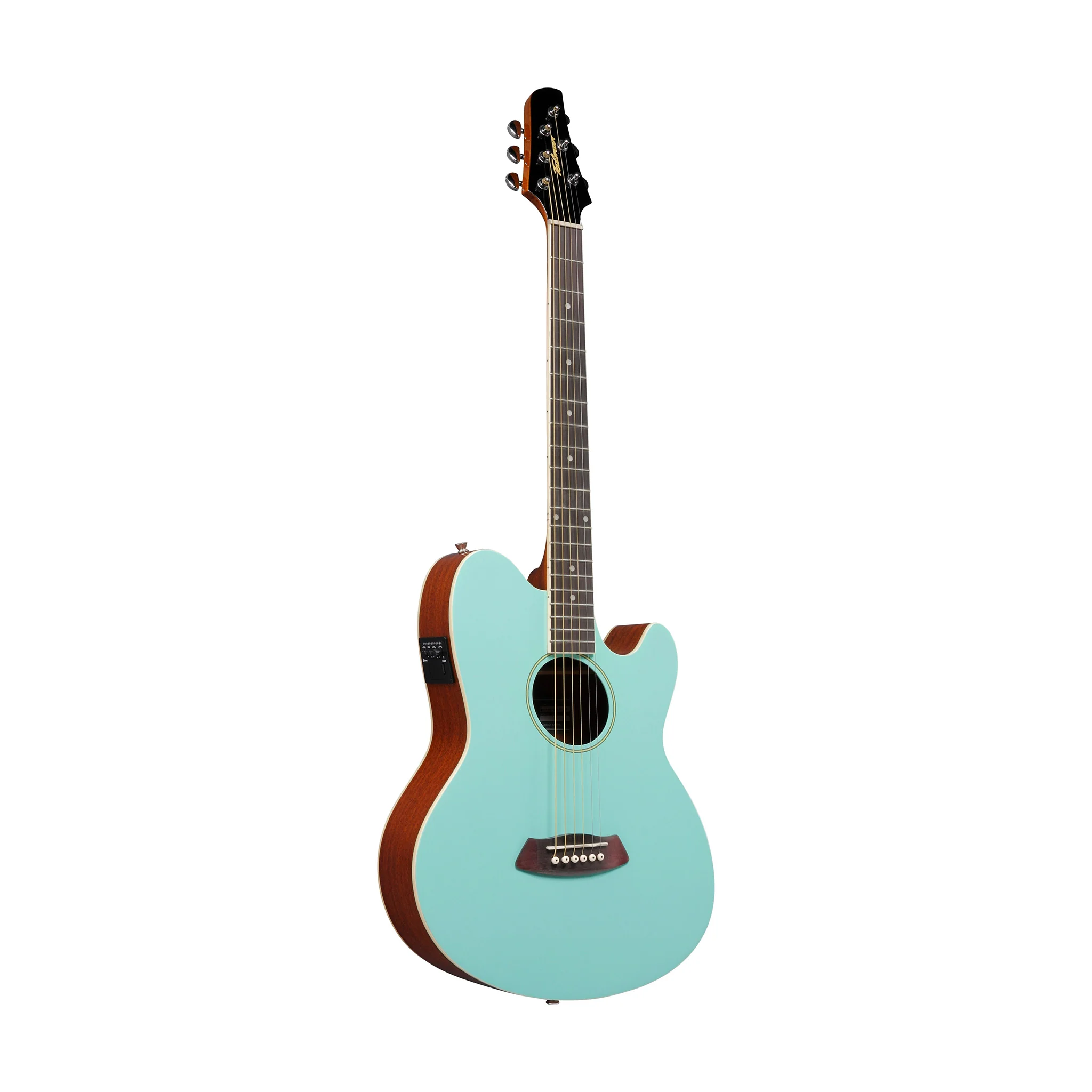 Ibanez Talman TCY10E-SFH Acoustic Guitar, Sea Foam Green High Gloss - Image 7
