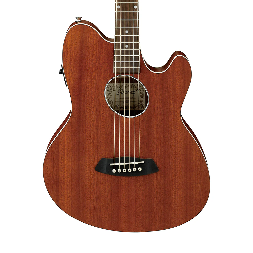 Ibanez TCY12E-OPN Acoustic Guitar, Open Pore Natural - Image 2