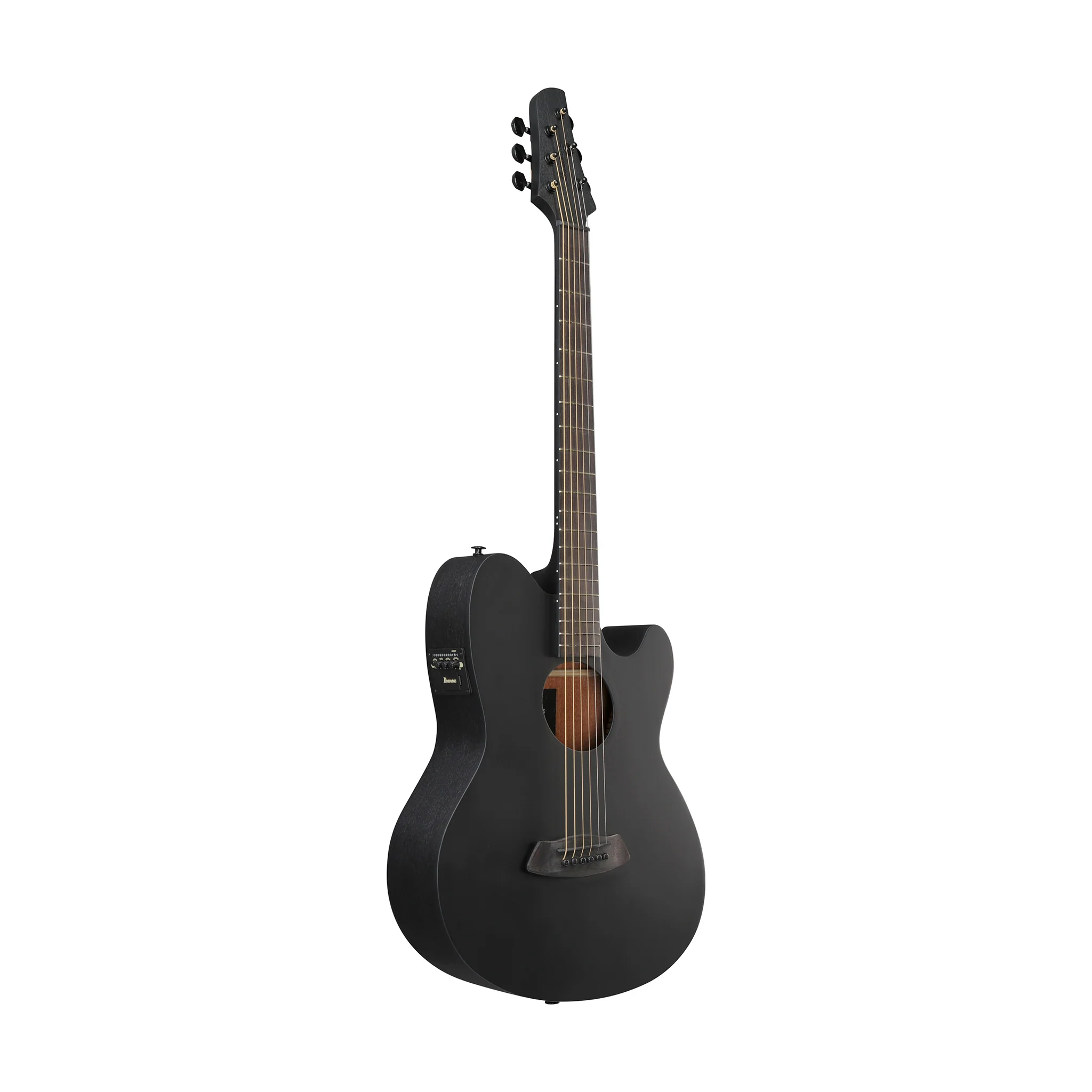 Ibanez TCY621-BOT Acoustic-Electric Guitar, Black Out - Image 7