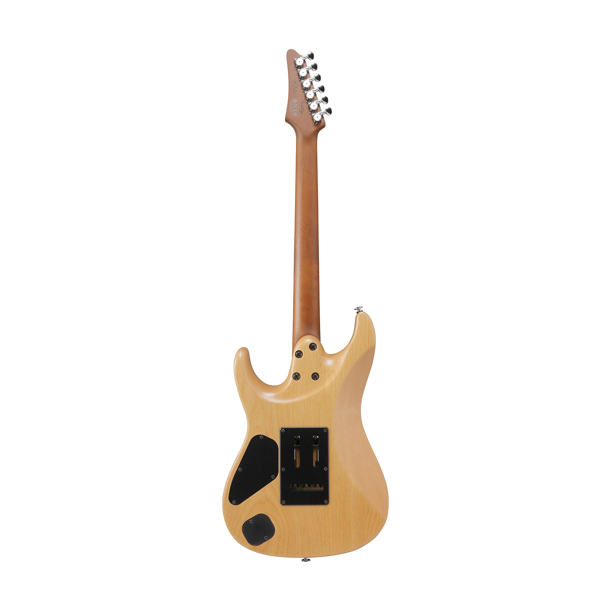 Ibanez TQM2-CUF Tom Quayle Signature Electric Guitar w/Case, Charcol Black Burst Flat - Image 2