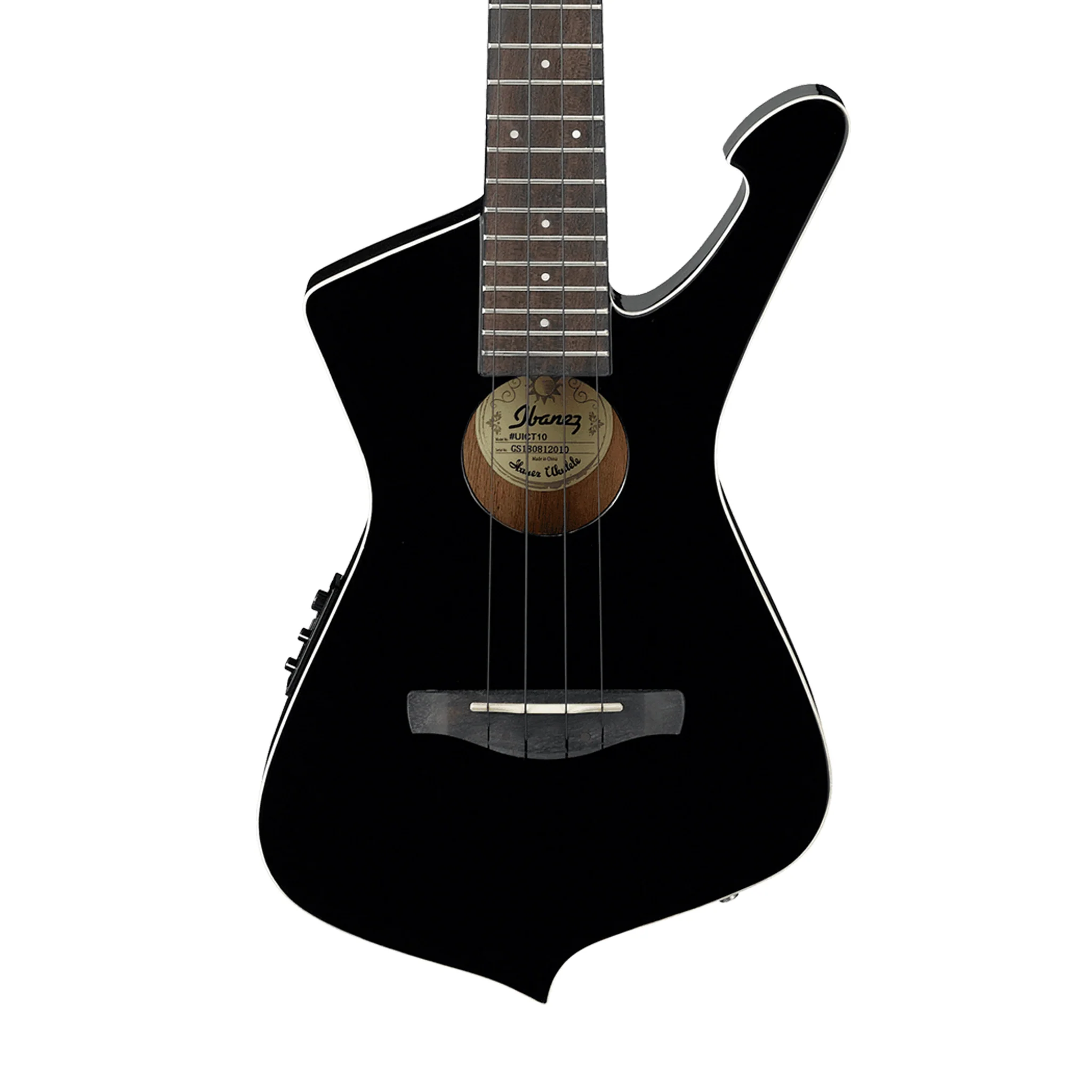 Ibanez UICT10-BK Ukulele, Black - Image 2