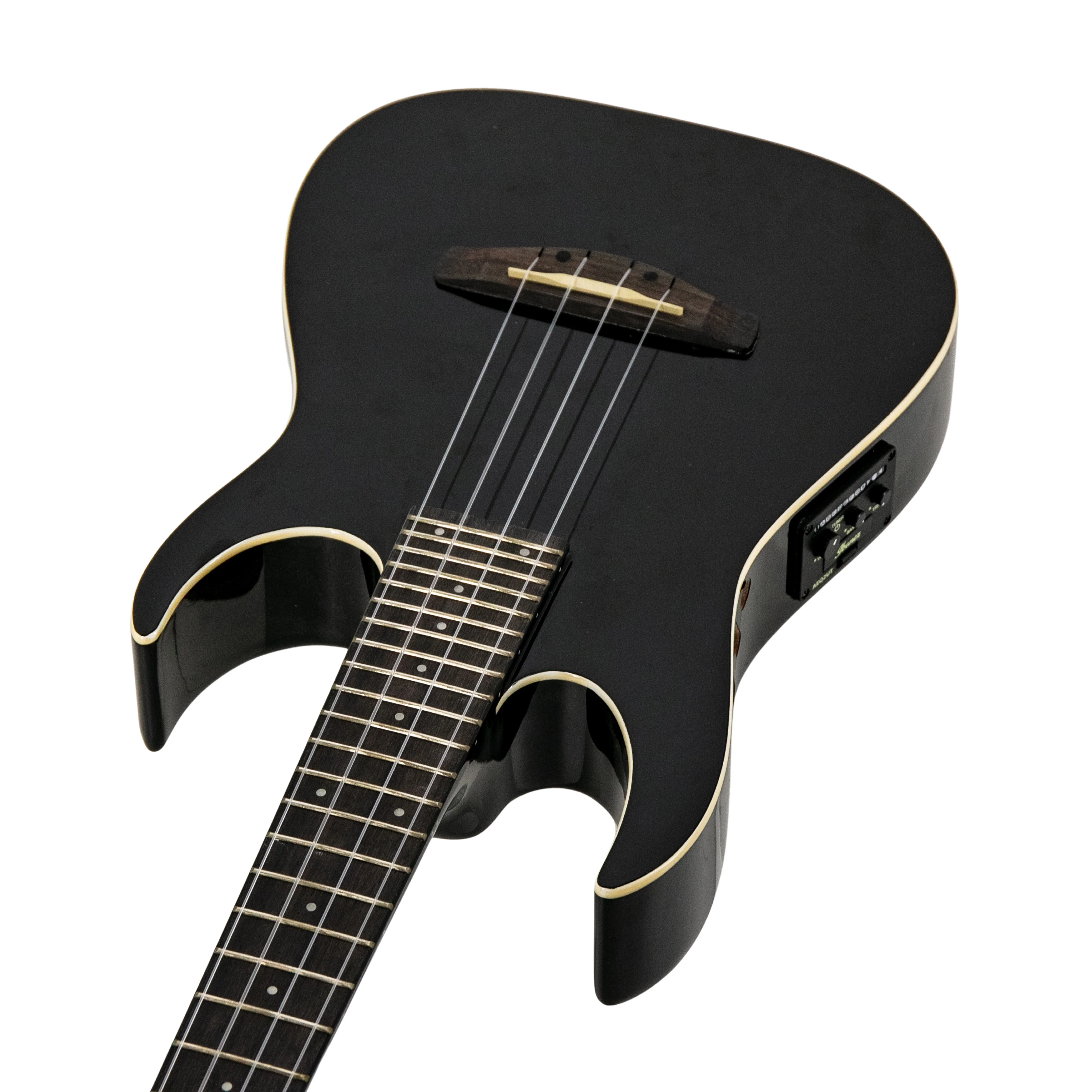 Ibanez URGT100-BK Ukulele w/Bag, Black, 2Y01GS23020XXXX - Image 2