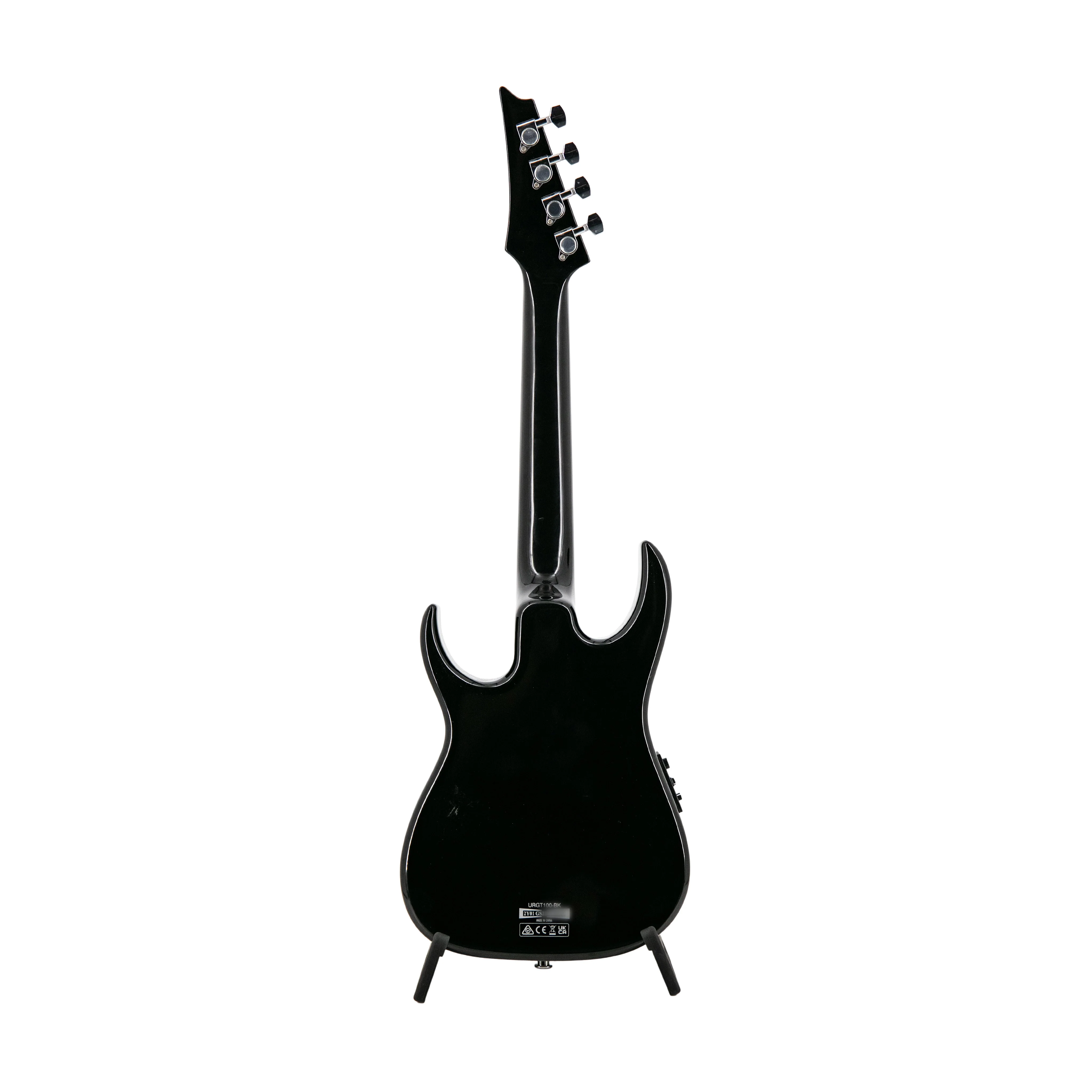 Ibanez URGT100-BK Ukulele w/Bag, Black, 2Y01GS23020XXXX - Image 3