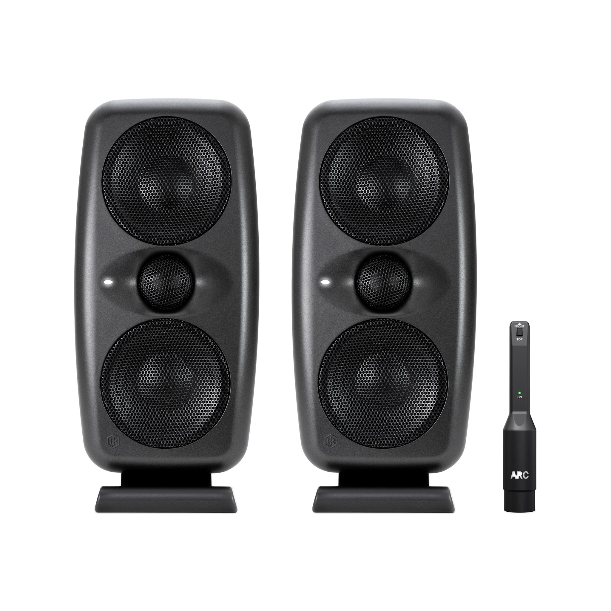 IK Multimedia iLoud MTM MKII Powered Studio Monitor Pair, Black