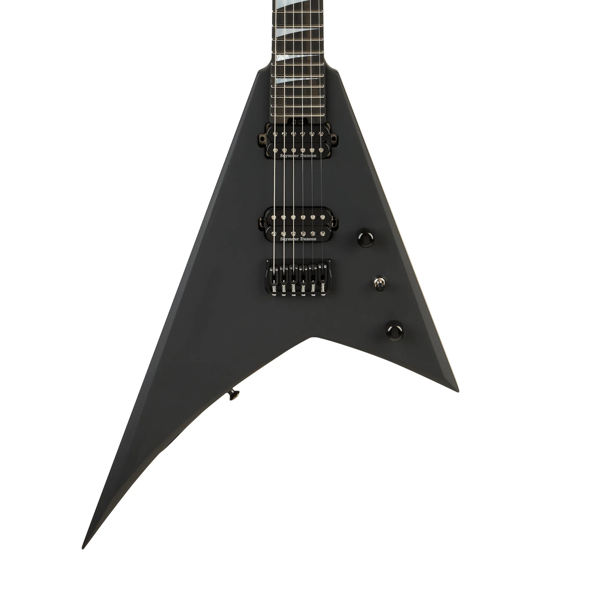 Jackson American Series Rhoads RR24 HT Electric Guitar, Ebony FB, Satin Black - Image 3