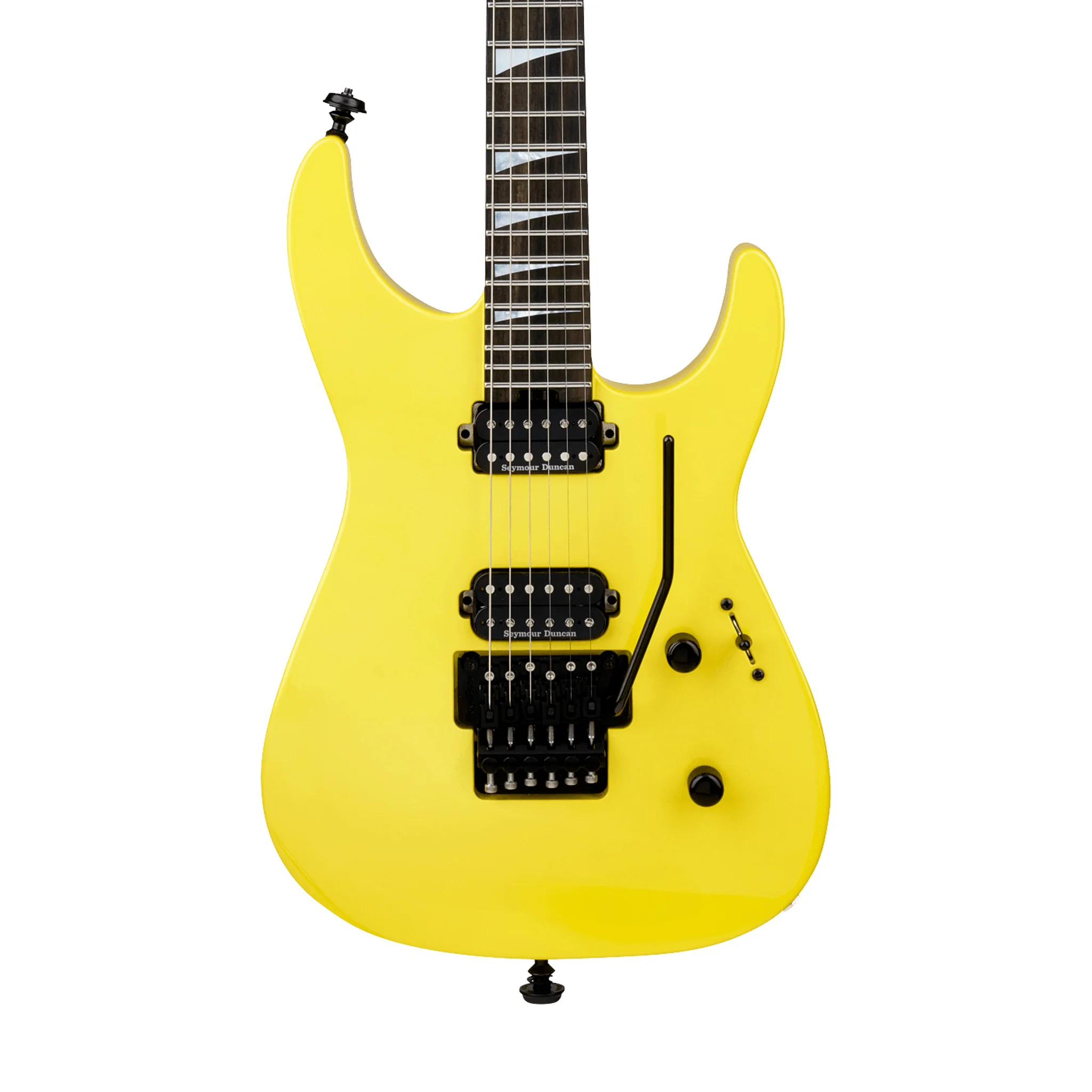 Jackson American Series Soloist SL2 DX Electric Guitar, Ebony FB, Lemon Ice - Image 3