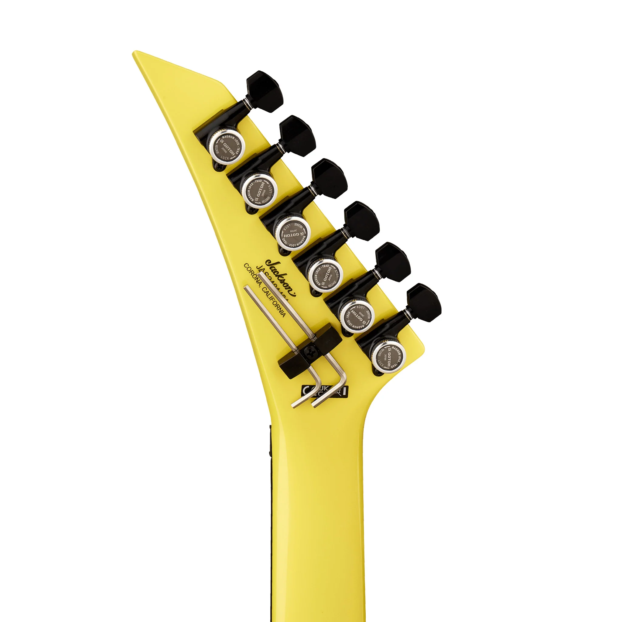 Jackson American Series Soloist SL2 DX Electric Guitar, Ebony FB, Lemon Ice - Image 7