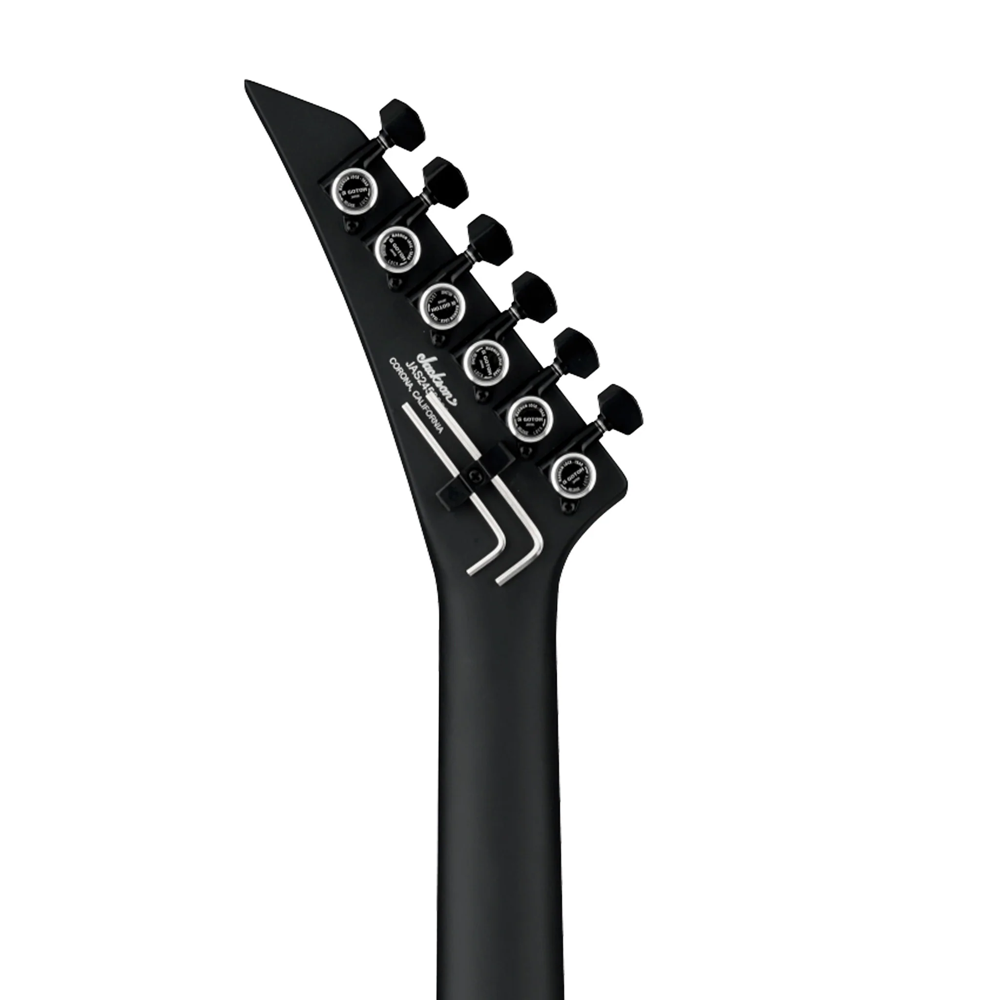 Jackson American Series Soloist SL2 DX Electric Guitar, Ebony FB, Satin Black - Image 7